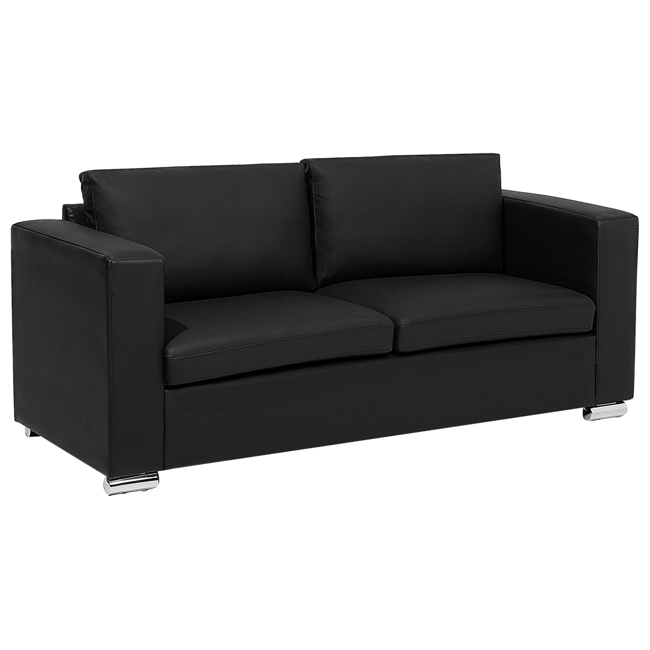 beliani-helsinki-3-sitzer-sofa-echtleder-schwarz image 4
