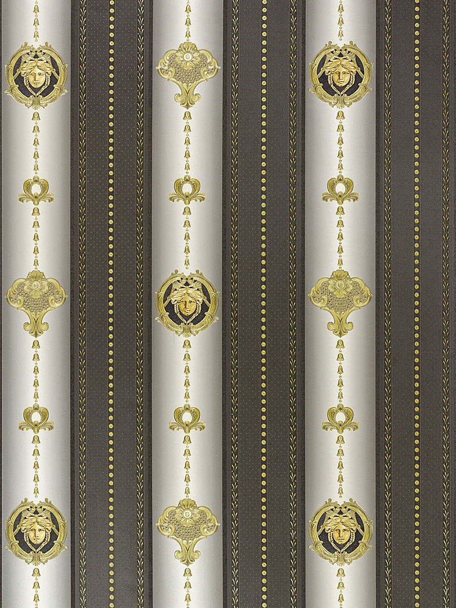 a-s-cr-ation-hermitage-6552-71-satintapete-schwarz-gold image 2