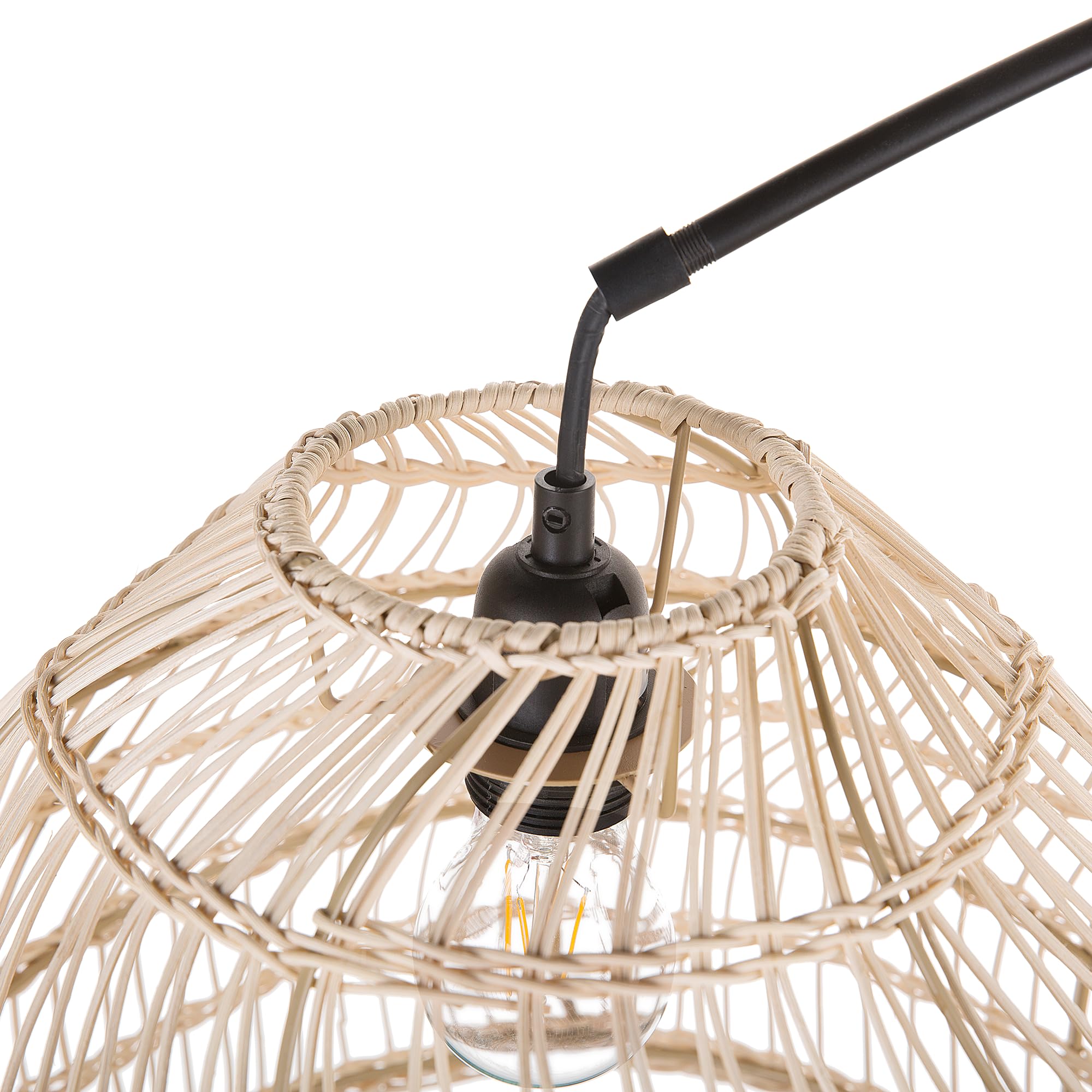 beliani-guaviare-stehleuchte-195-cm-sandbeige-rattan image 7