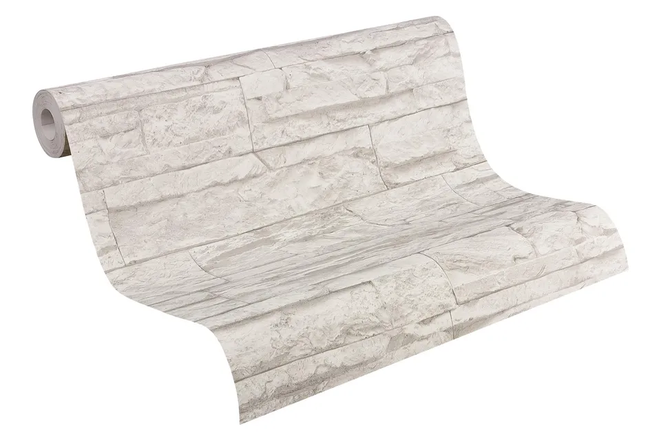 a-s-cr-ation-best-of-wood-and-stone-vliestapete-hellgrau image 1