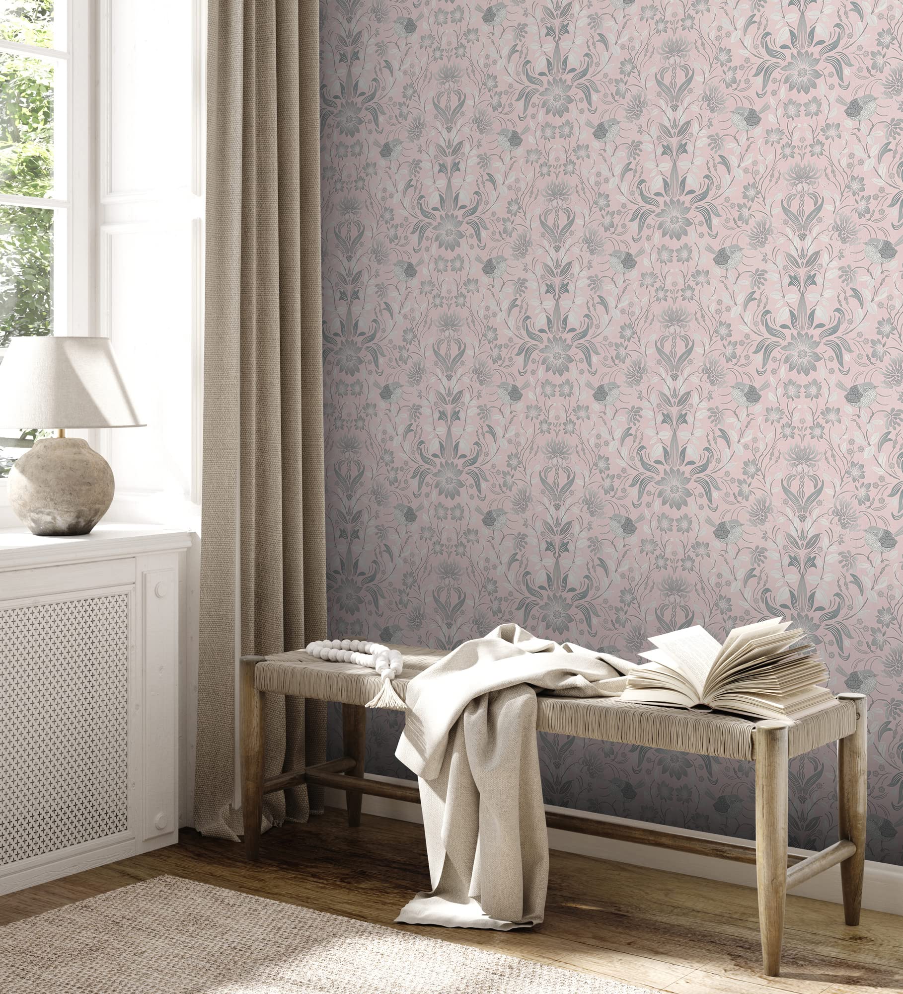 a-s-cr-ation-maison-charme-390752-vliestapete-rosa-grau image 2