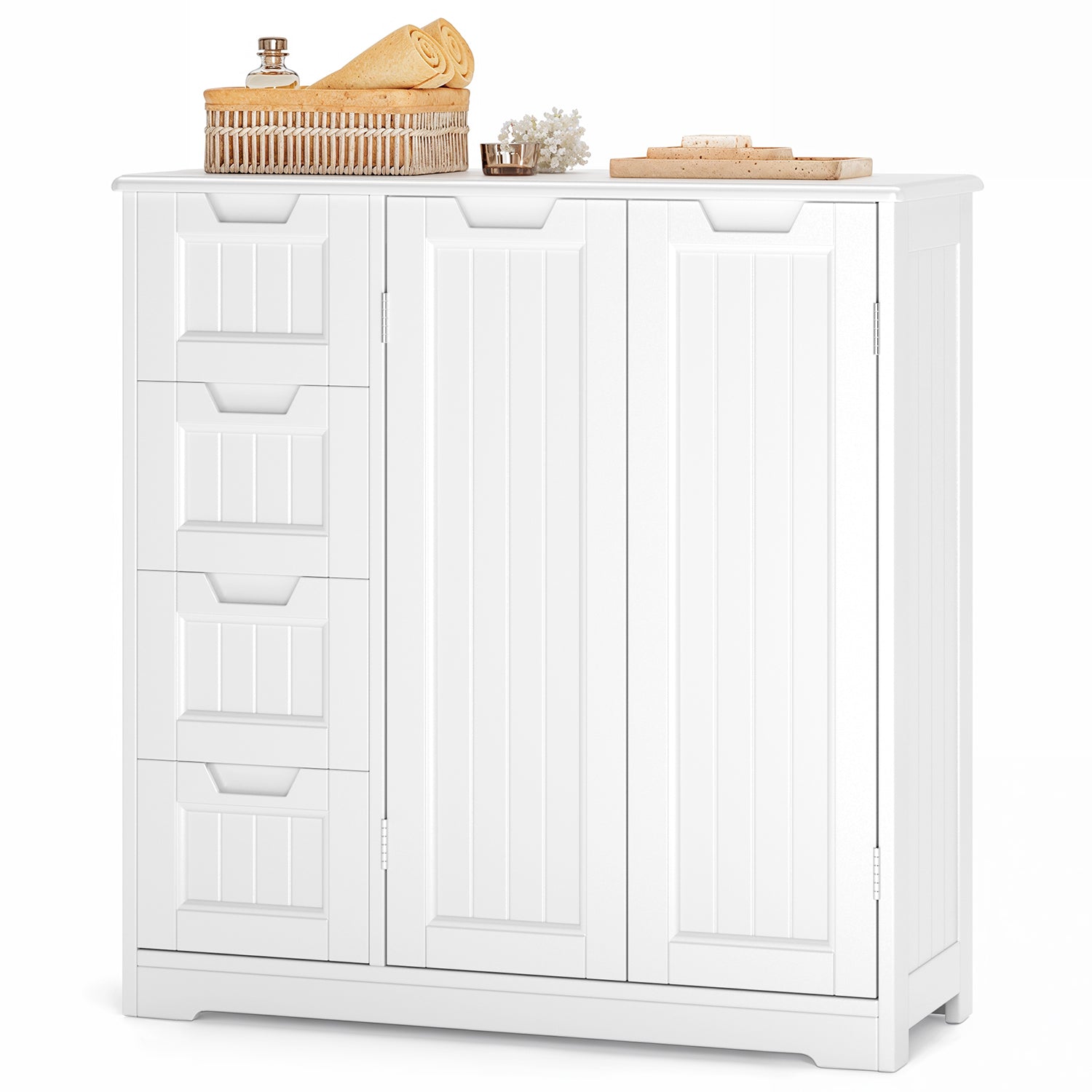 bealife-ap67-badezimmerschrank-wei-4-schubladen-wasserdicht image 1