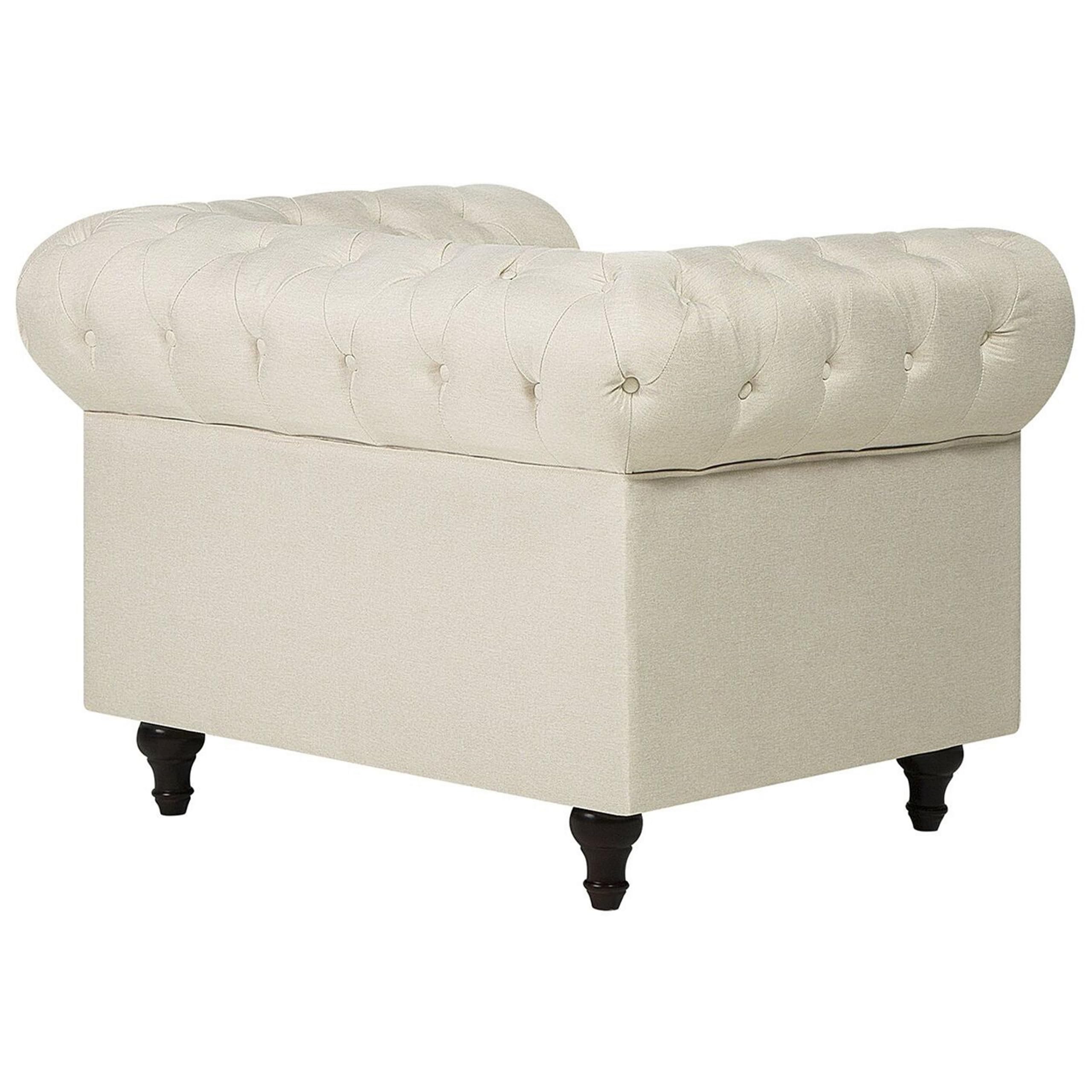 beliani-sessel-chesterfield-sessel-beige-polster-klassisch-armlehne image 4