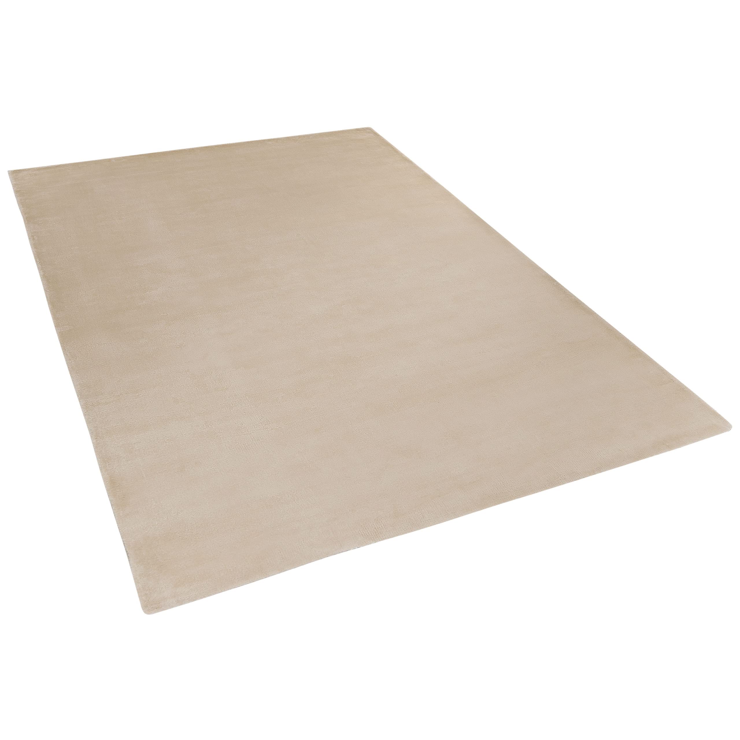 beliani-gesi-viskose-teppich-beige-160x230-cm-kurzflor image 5