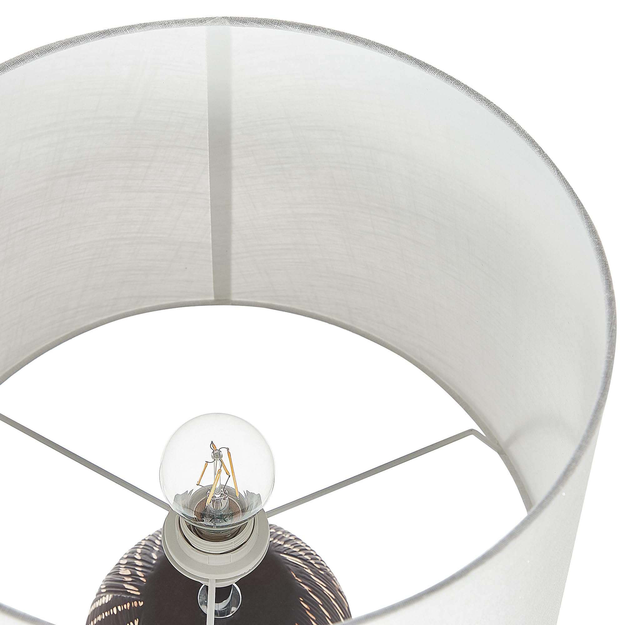 beliani-guapore-tischlampe-keramik-schwarz-63-cm-wei-er-schirm image 7
