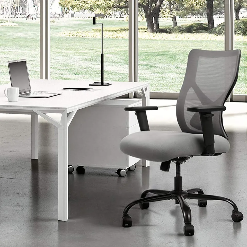 homall-office-mesh-chair-b-rostuhl-grau-lordosenst-tze image 1