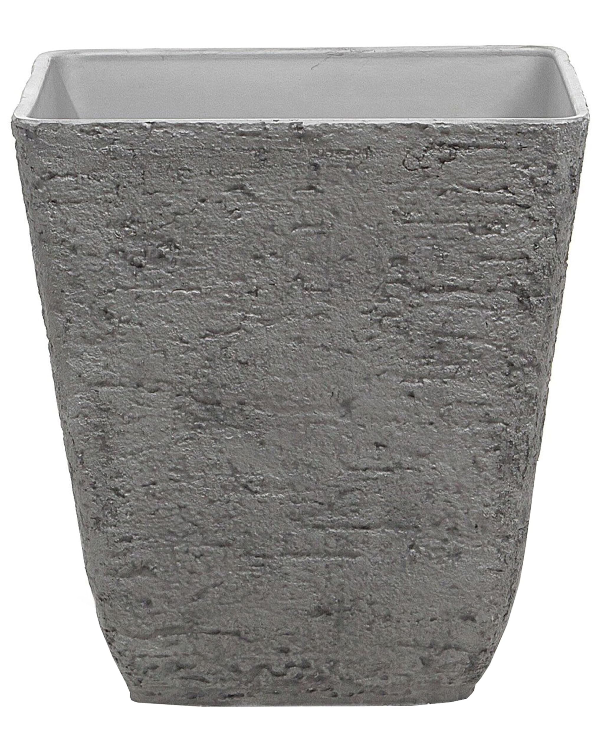 beliani-delos-blumentopf-grau-49x49x53-cm-80-l-witterungsbest-ndig image 1