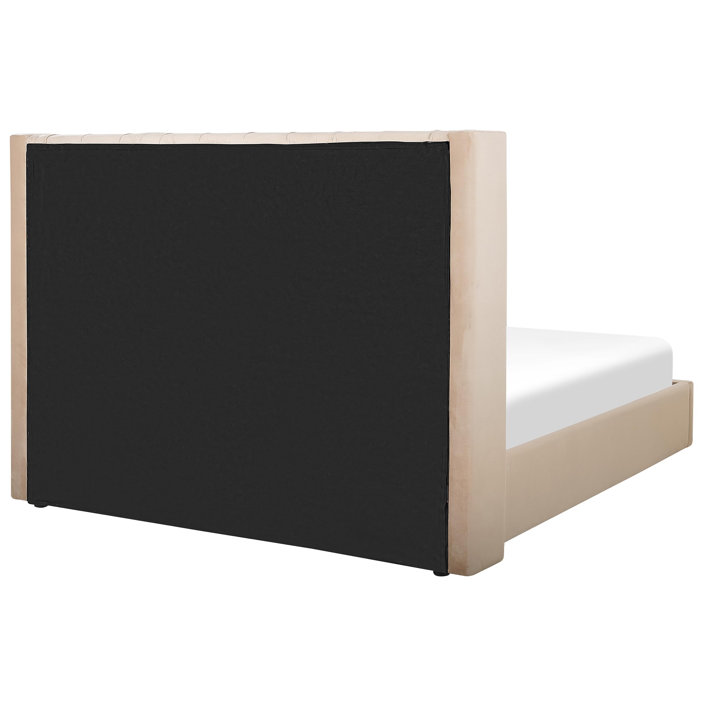 beliani-lubbon-bett-160x200-beige-samt-mit-bettkasten image 7