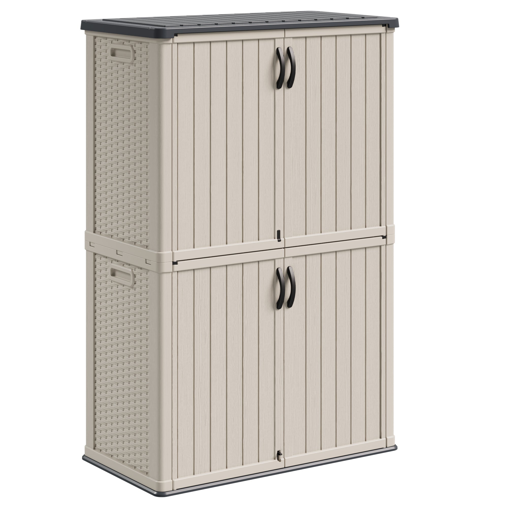 homall-metal-shed-gartenschrank-50-cu-ft-beige-wasserdicht image 1