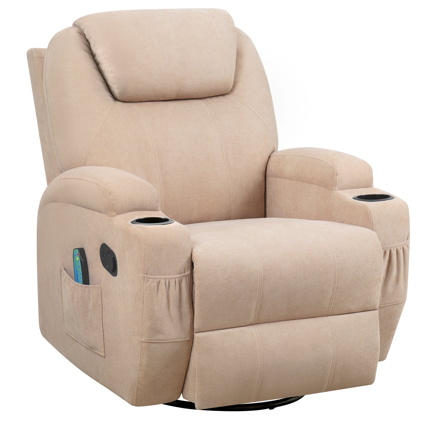 homall-recliner-massagesessel-stoff-360-beige image 7
