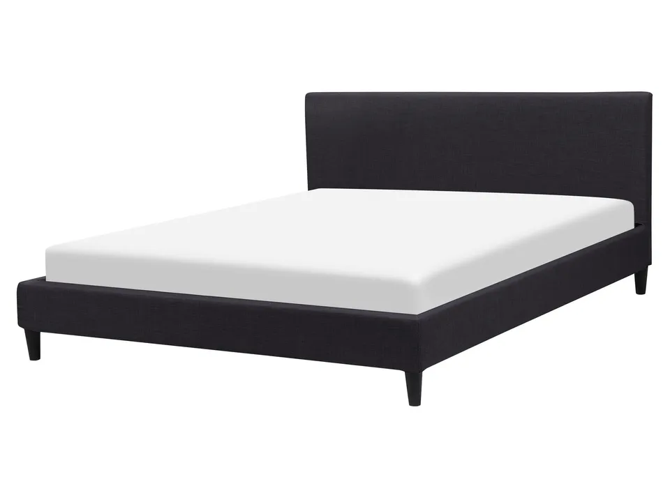 beliani-fitou-polsterbett-160x200-schwarz-abnehmbarer-bezug image 1