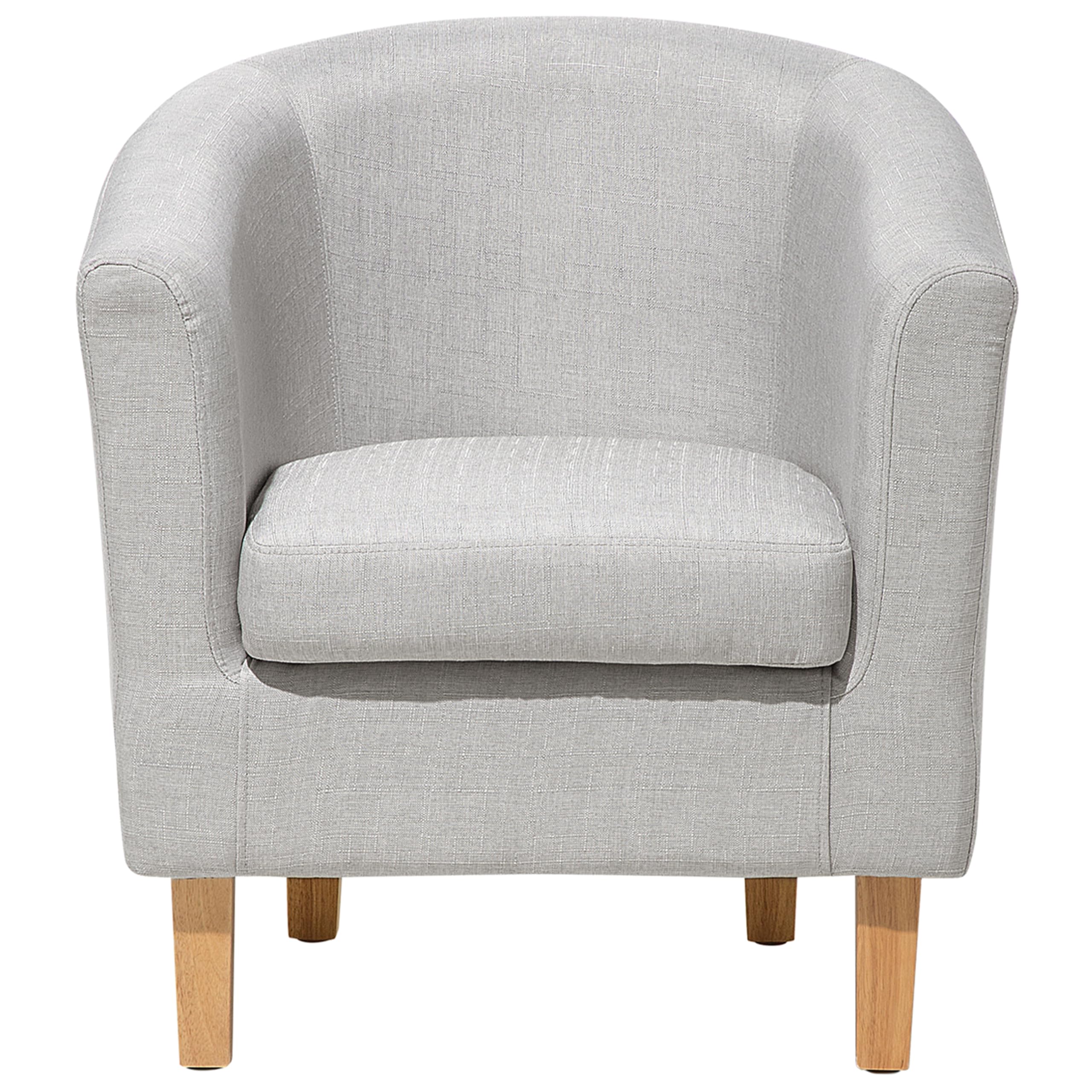 beliani-holden-cocktailsessel-grau-sessel-mit-hocker-stoff image 5