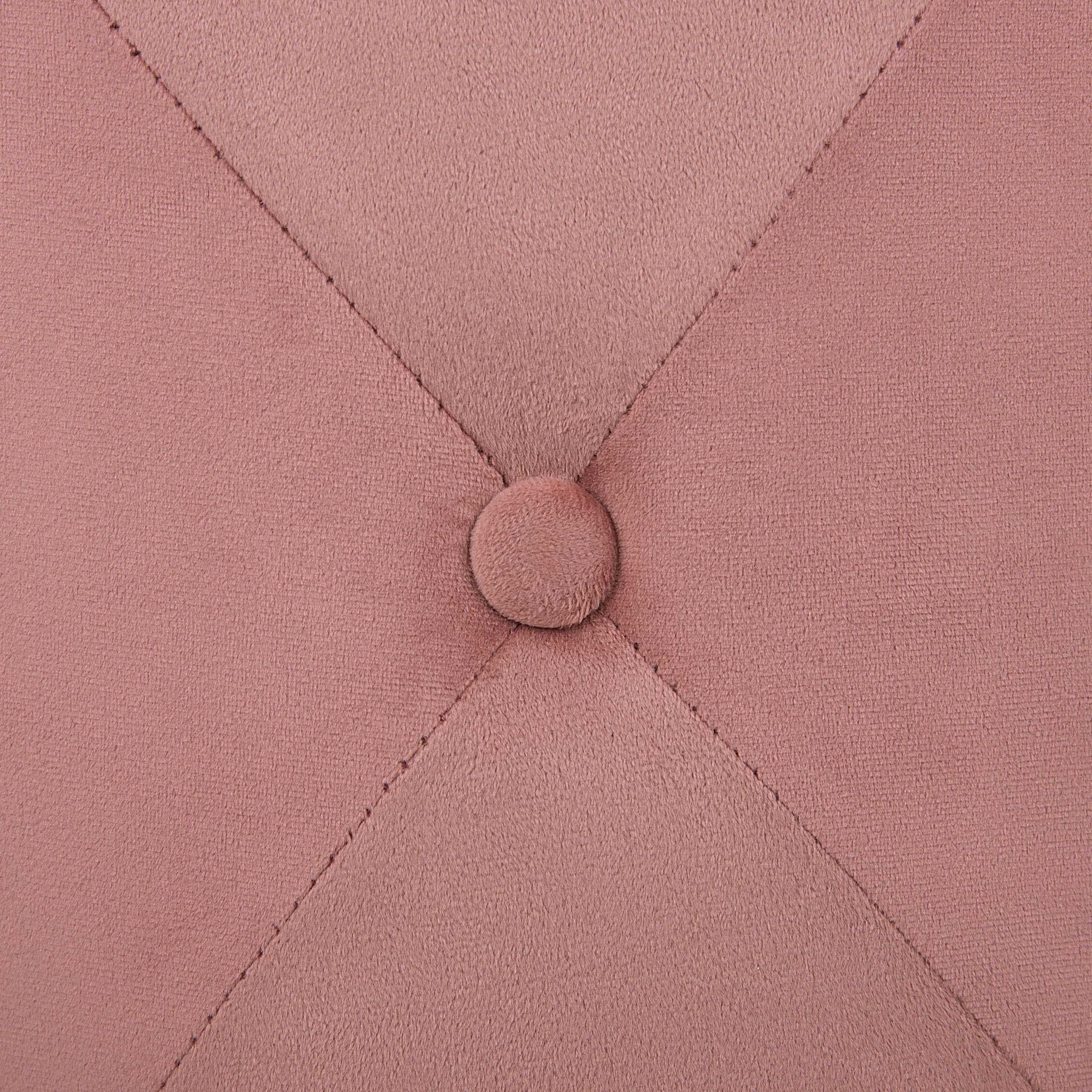 beliani-corolla-pouf-samt-rosa-rund-40-cm-chesterfield image 5