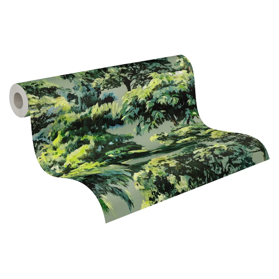 a-s-cr-ation-floral-vliestapete-gr-n-blau-10-05x0-53-m image 1
