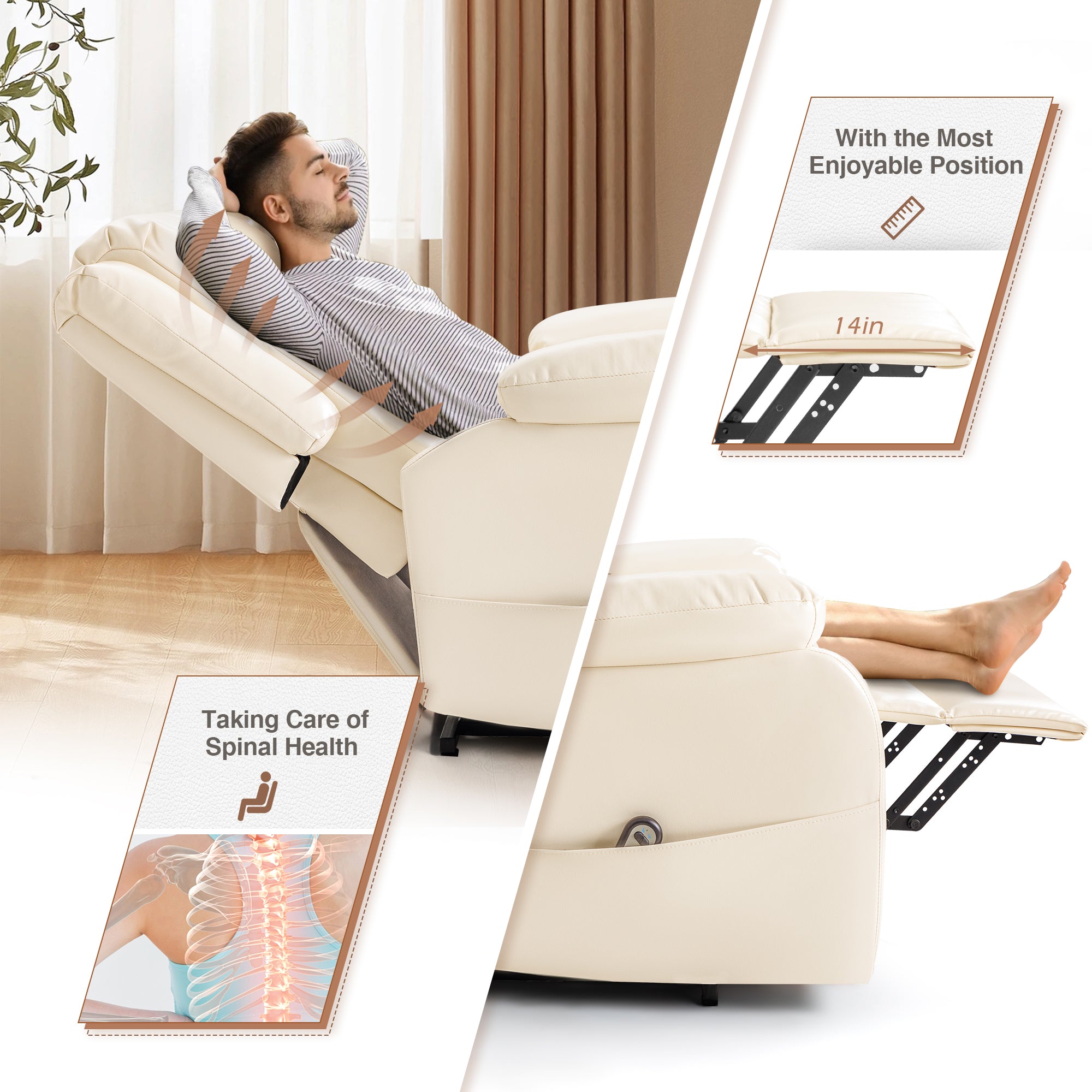 homall-recliner-chair-fernsehsessel-elektrisch-wei-aufstehsessel image 7