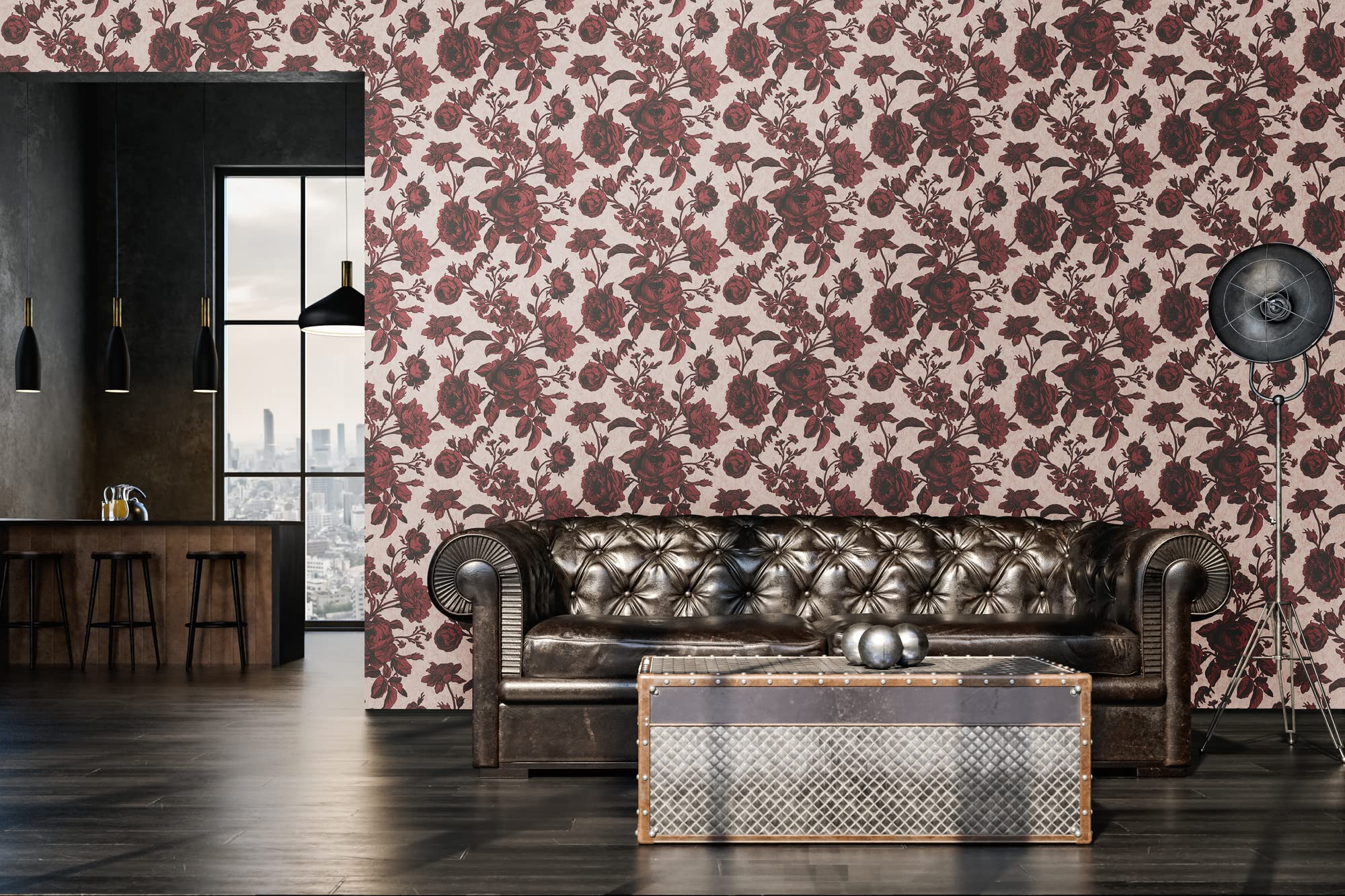 a-s-cr-ation-my-home-my-spa-387004-vliestapete-rot-rosa image 4