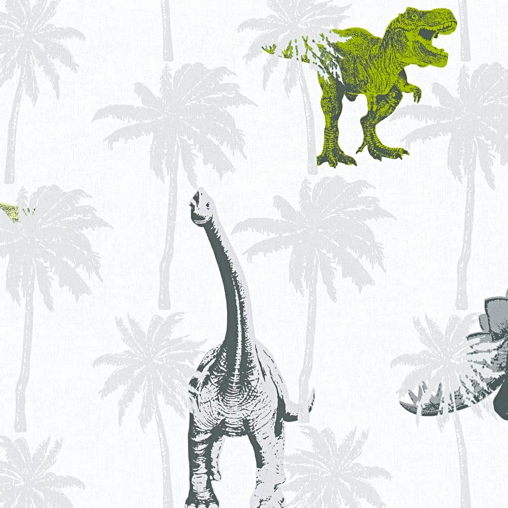 a-s-cr-ation-little-stars-35835-2-vliestapete-dino-grau image 4