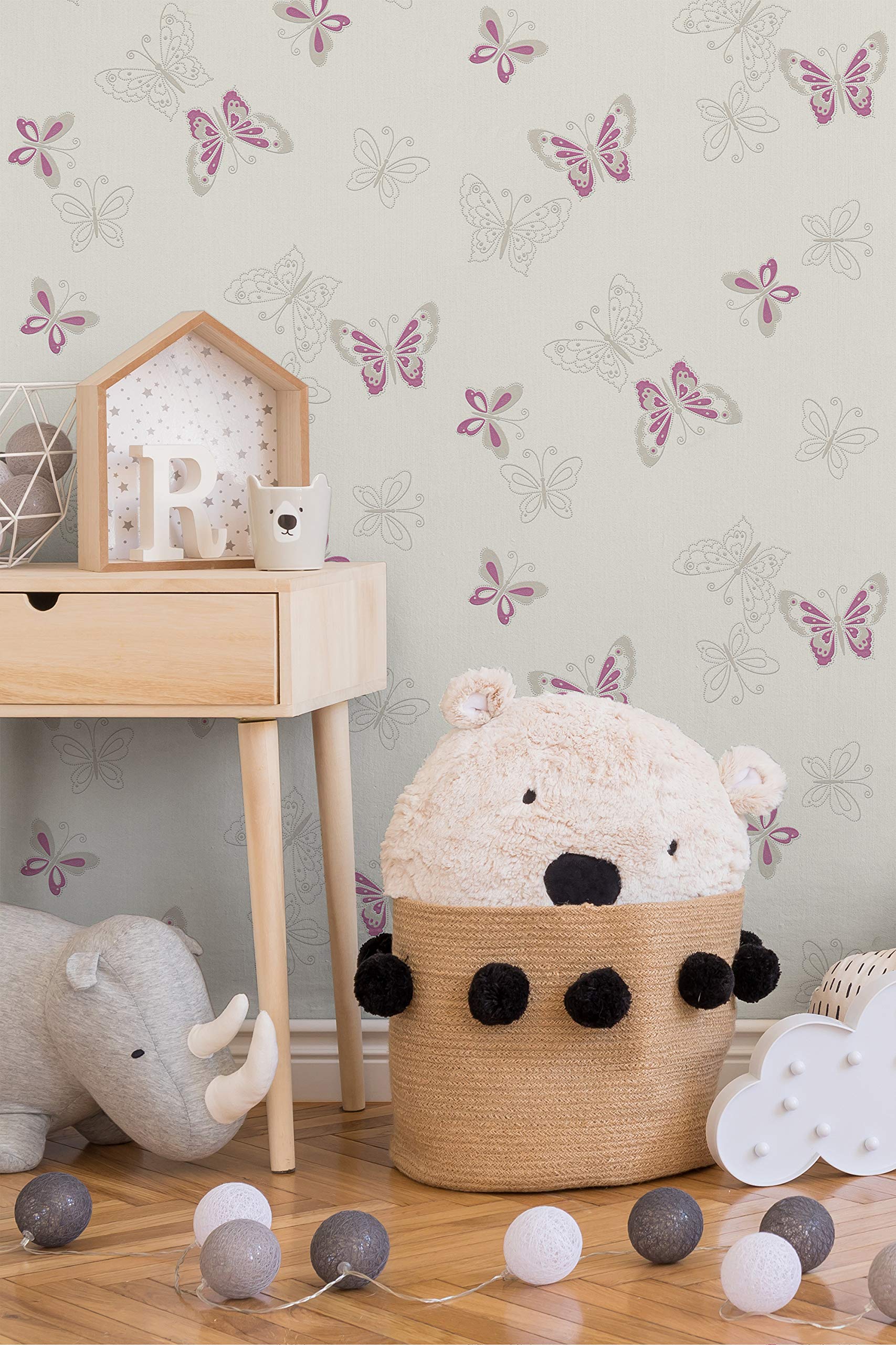a-s-cr-ation-happy-spring-347651-vliestapete-schmetterling-beige-lila image 5