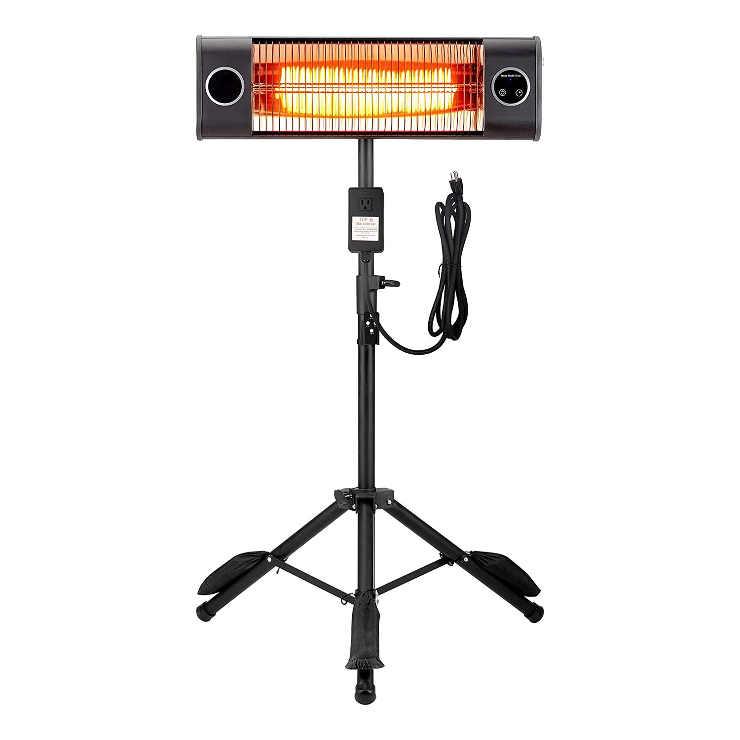 homall-infrarot-heizstrahler-1500w-schwarz-mit-stativ image 2