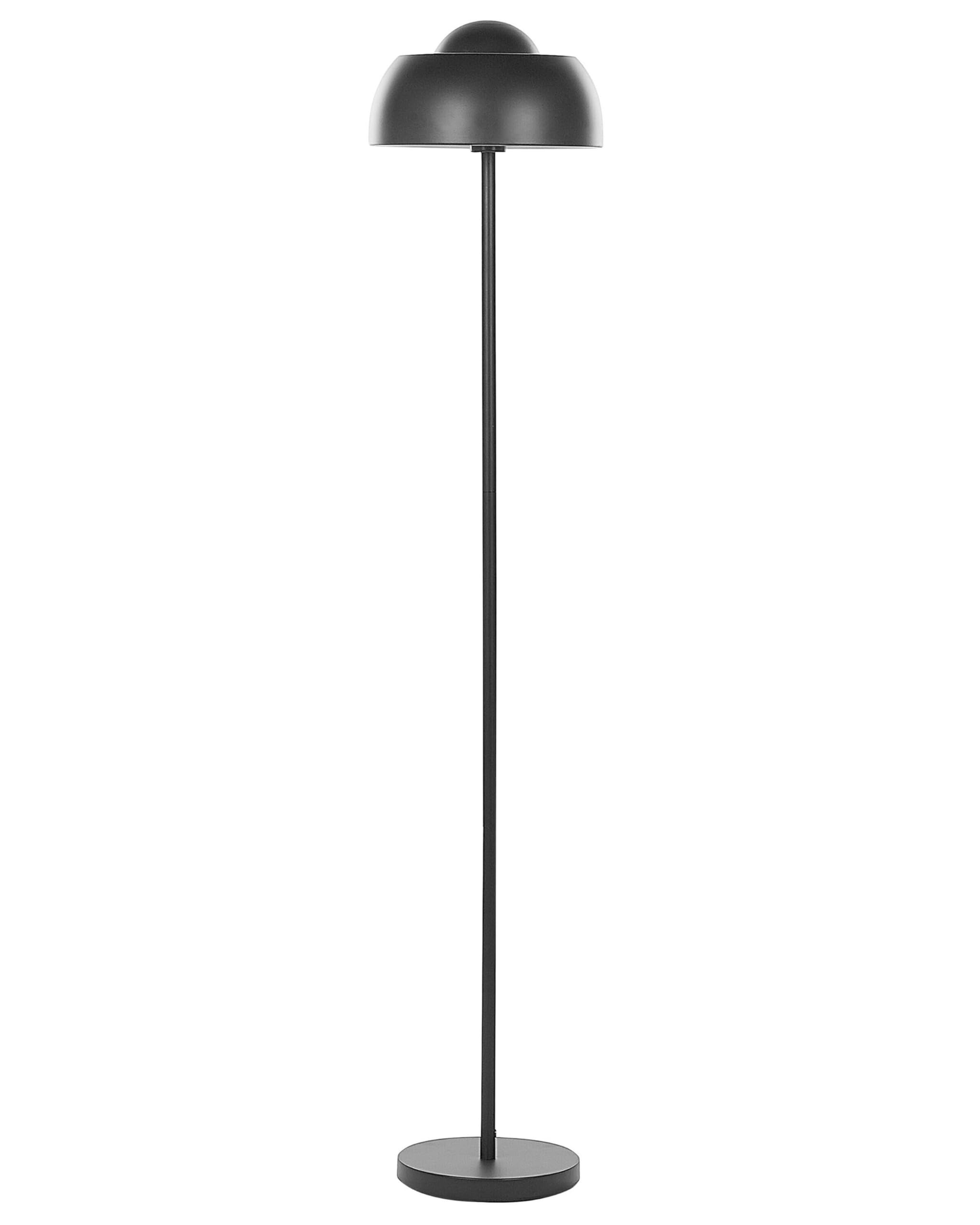 beliani-senette-stehlampe-schwarz-matt-stahl-148-cm image 1
