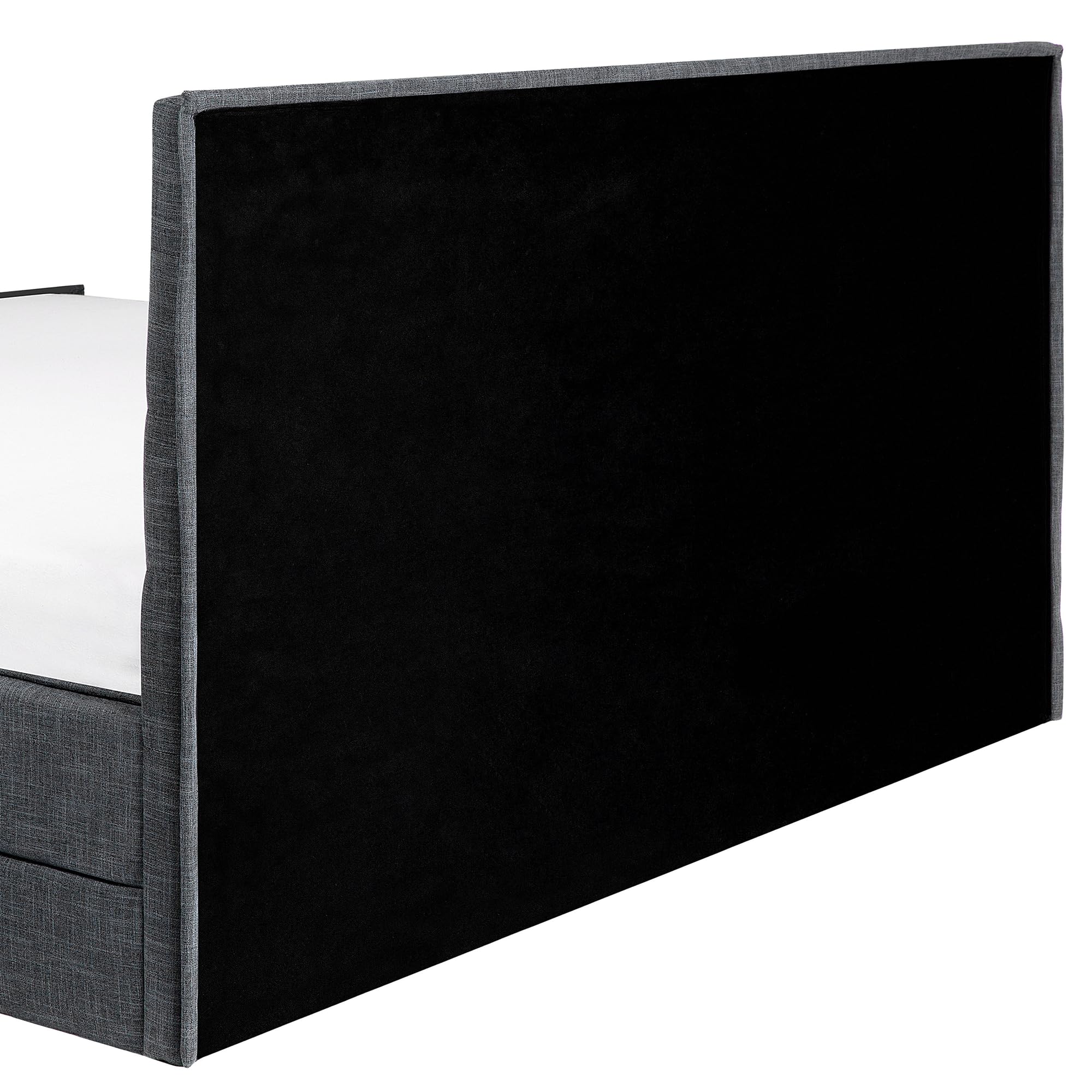 beliani-doppelbett-180x200-dunkelgrau-stoff-mit-kopfteil image 8