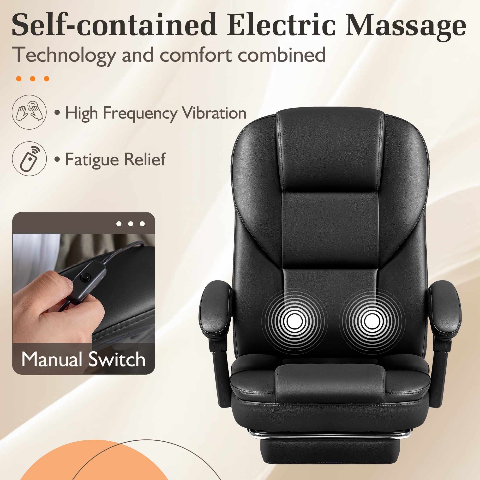 homall-recliner-chair-b-rostuhl-leder-schwarz-massage image 5