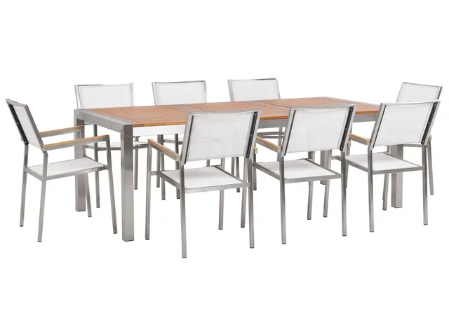 beliani-grosseto-gartenm-bel-set-eukalyptus-wei-8-st-hle-220cm image 1