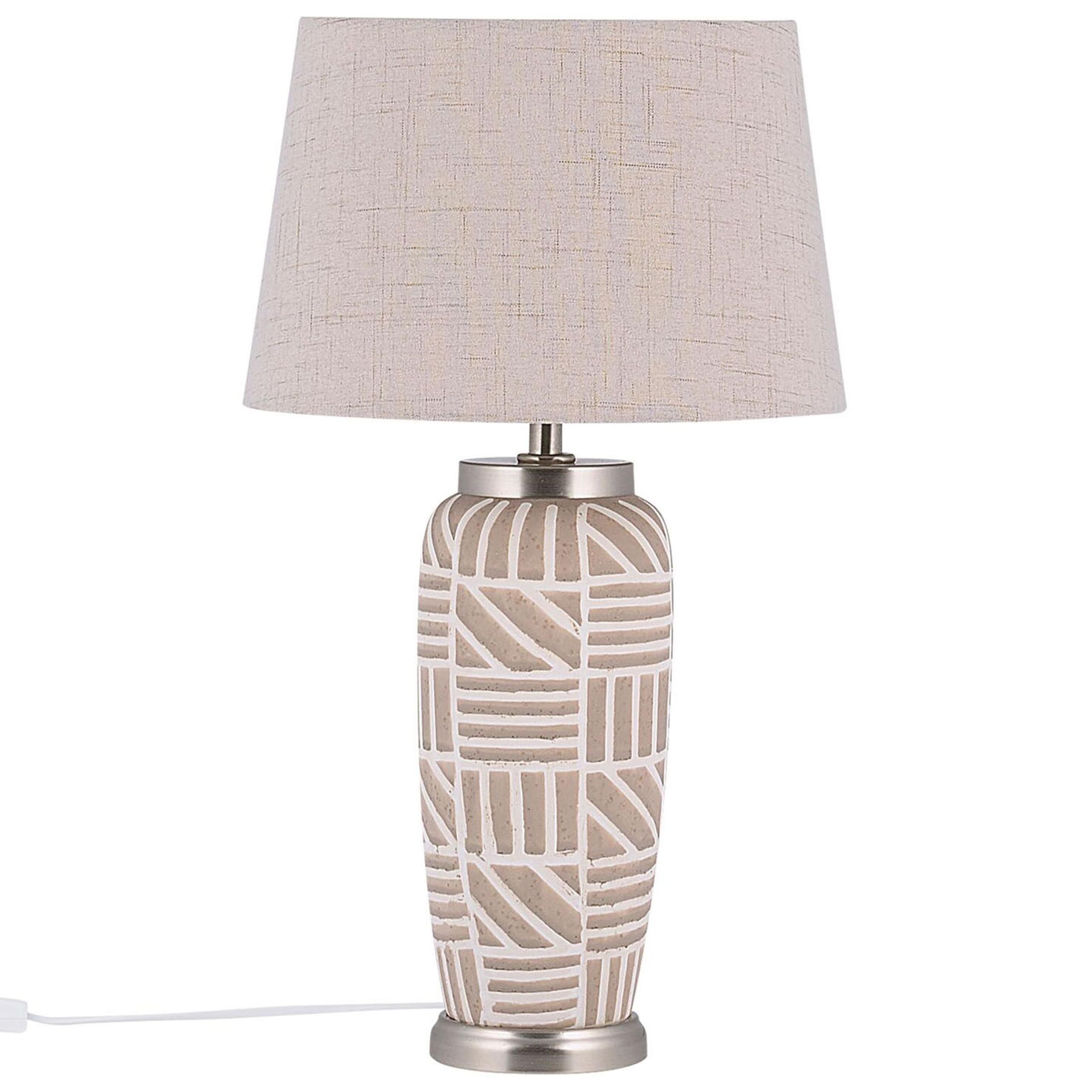 beliani-traisen-tischleuchte-beige-keramik-e27-48-cm image 4