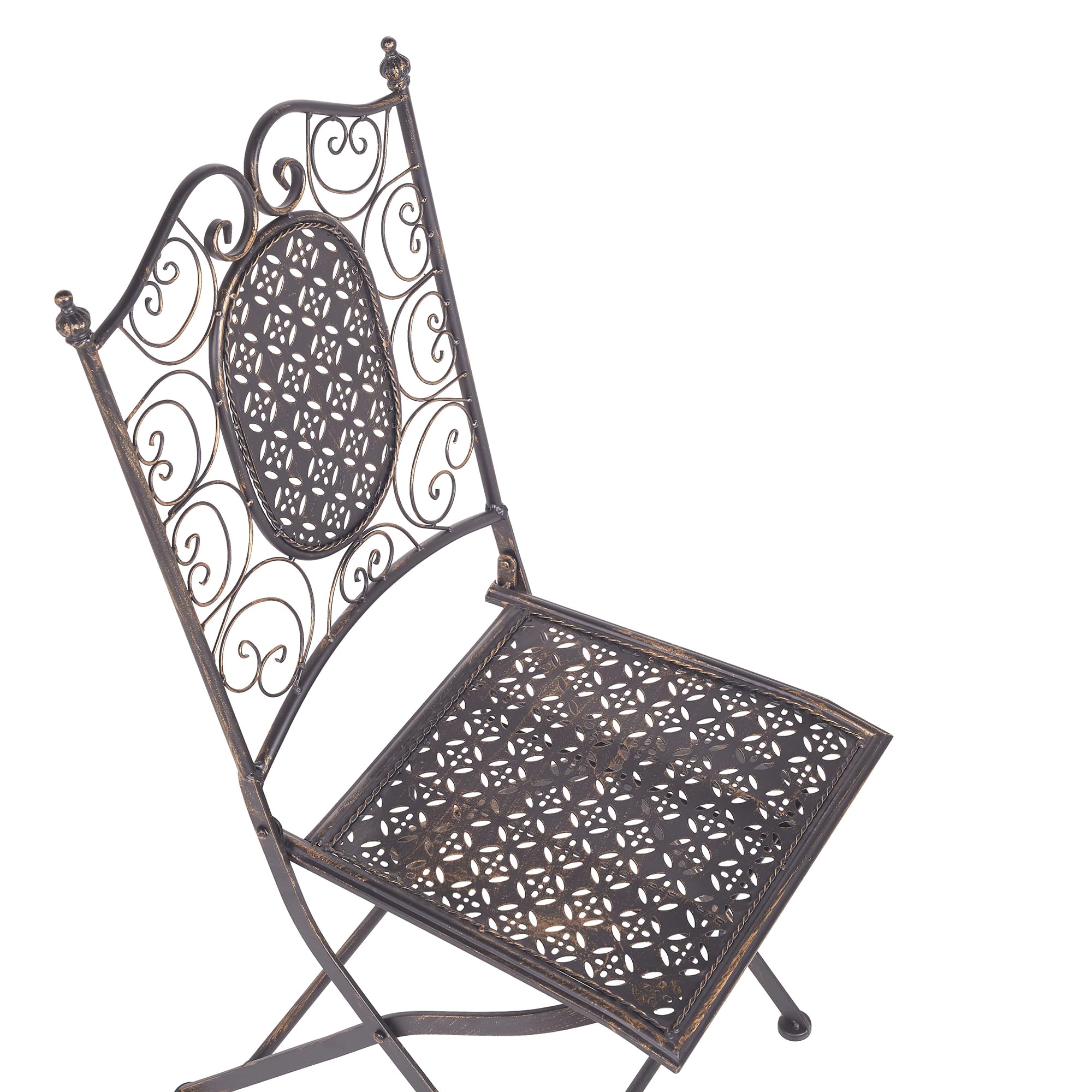beliani-bormio-bistro-set-eisen-2-sitzer-klappbar-schwarz image 7