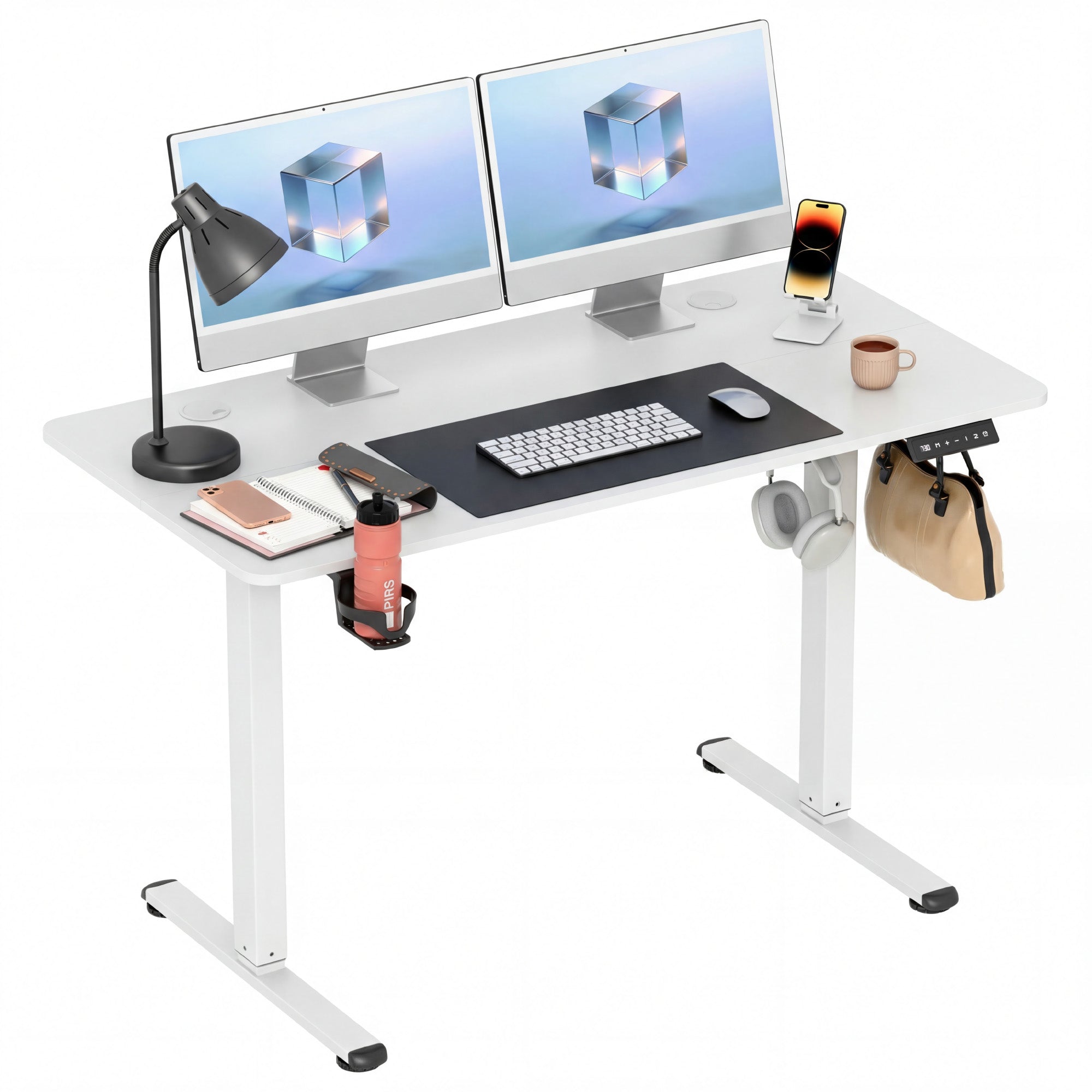 homall-standing-desk-schreibtisch-100cm-schwarz-h-henverstellbar image 8