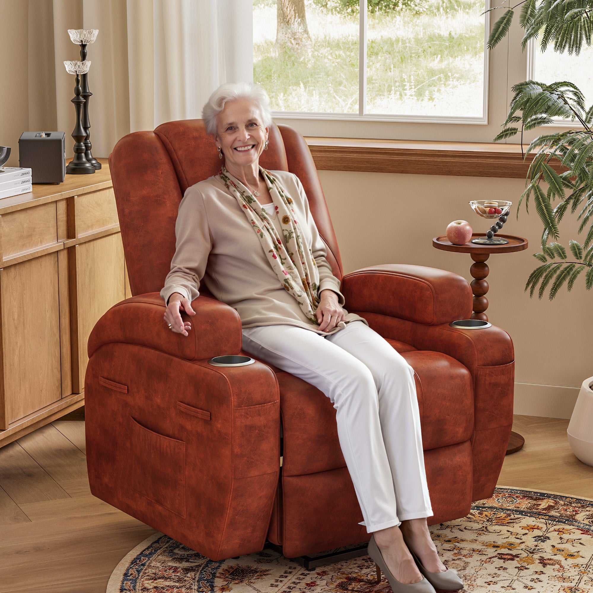 homall-recliner-chair-aufstehsessel-mit-massage-schwarz image 3