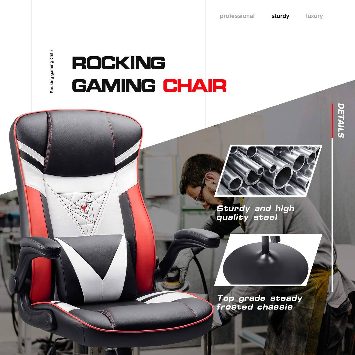 homall-gaming-chair-gaming-stuhl-wei-schaukel-kunstleder image 3