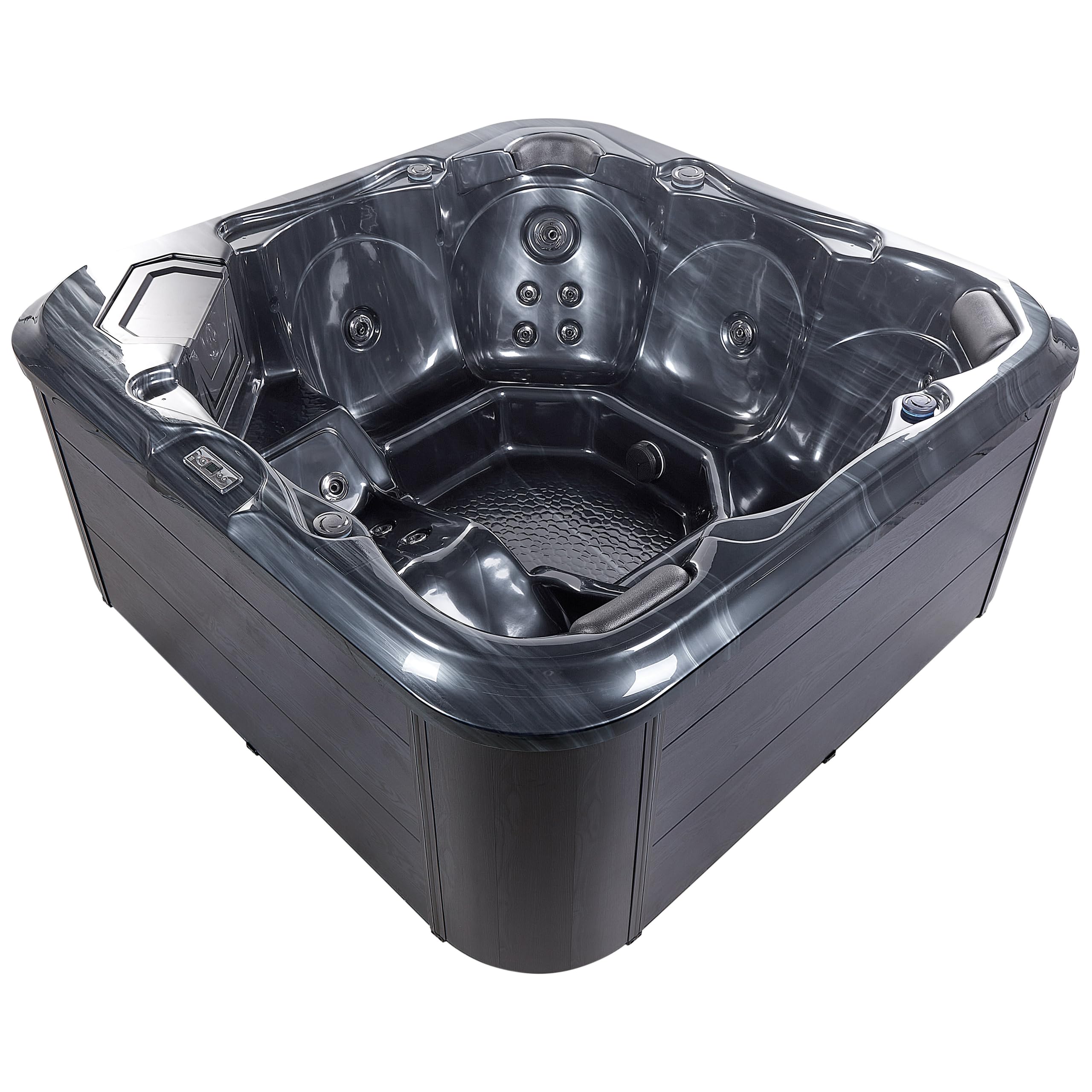 beliani-tularosa-outdoor-whirlpool-grau-210x210-led-massage image 6