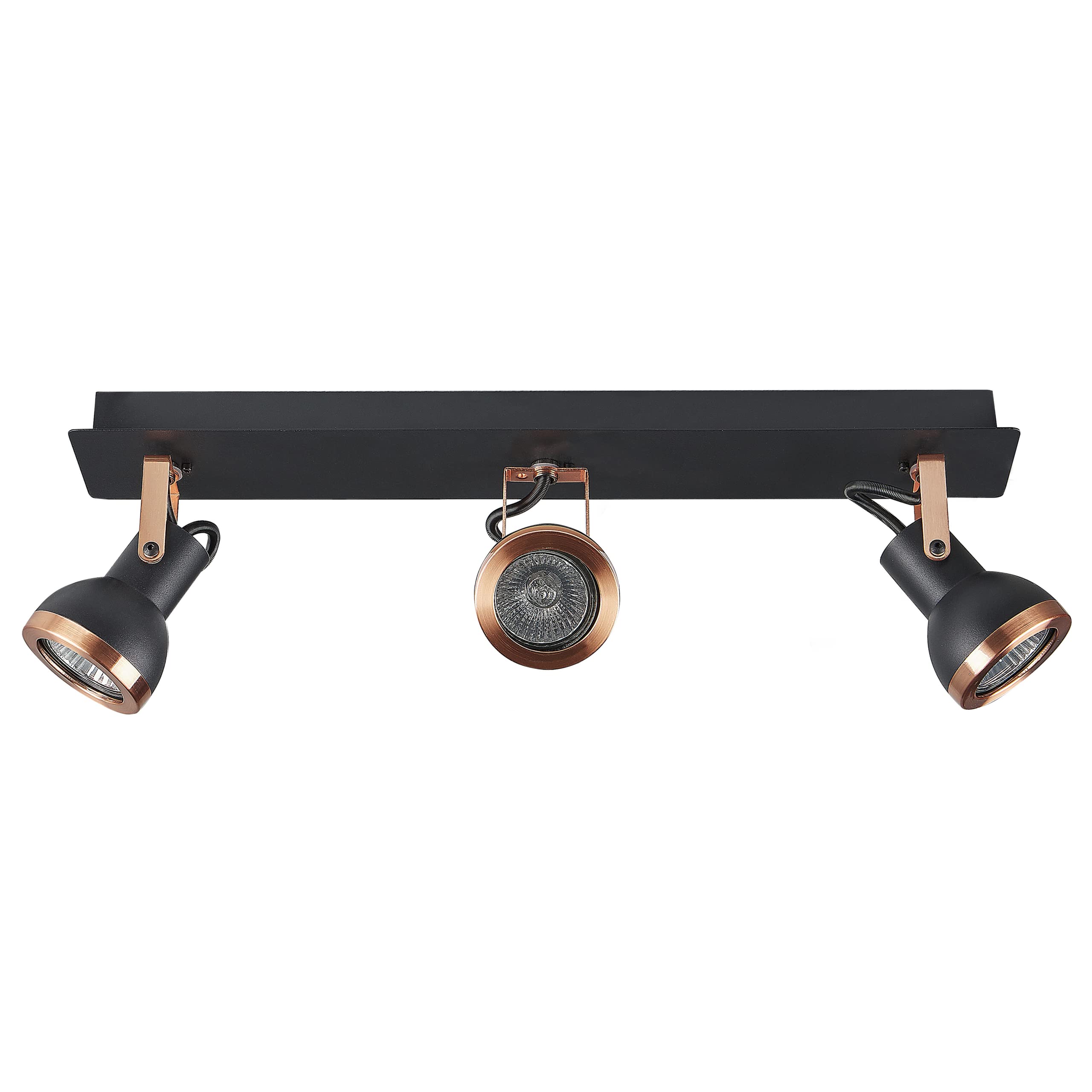 beliani-baro-deckenlampe-3-flammig-schwarz-kupfer-metall image 5