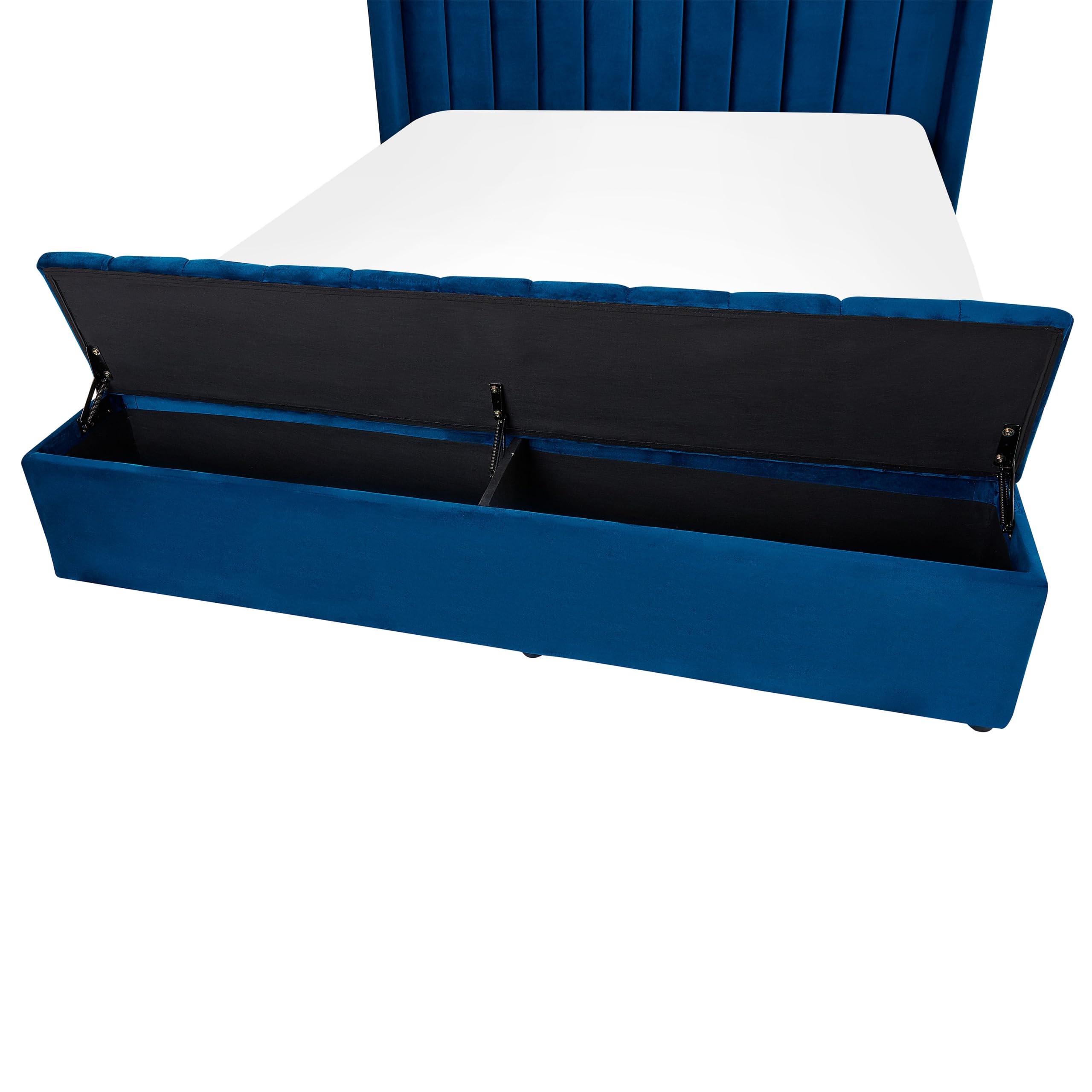 beliani-betten-noyers-samtbett-140x200-marineblau-mit-stauraum image 7
