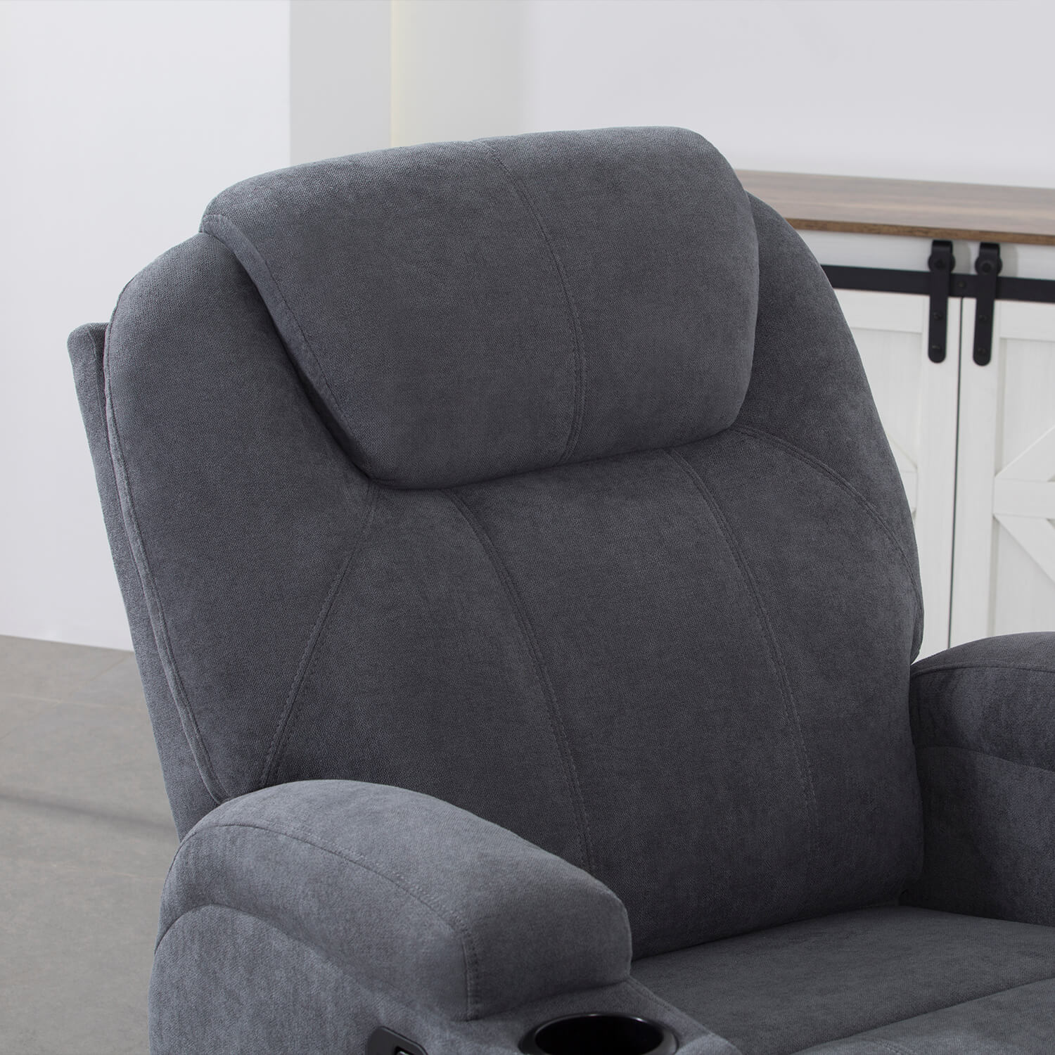 homall-recliner-chair-massagesessel-grau-stoff-heizung image 6