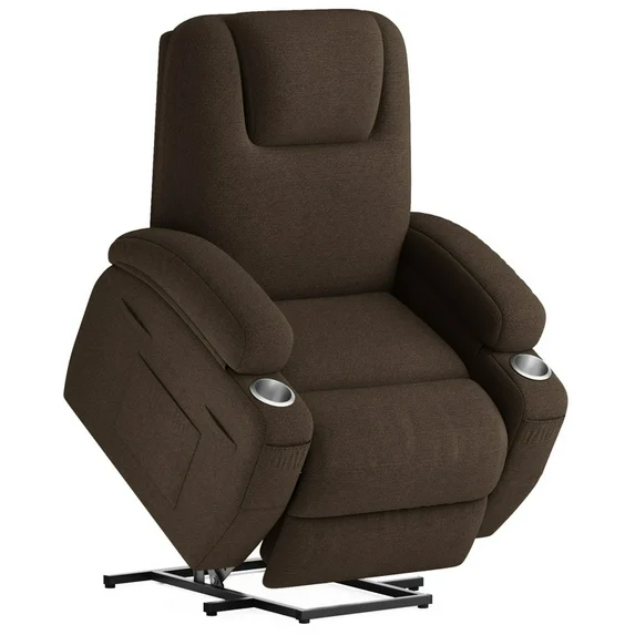 homall-recliner-chair-aufstehsessel-massage-cord-grau image 3