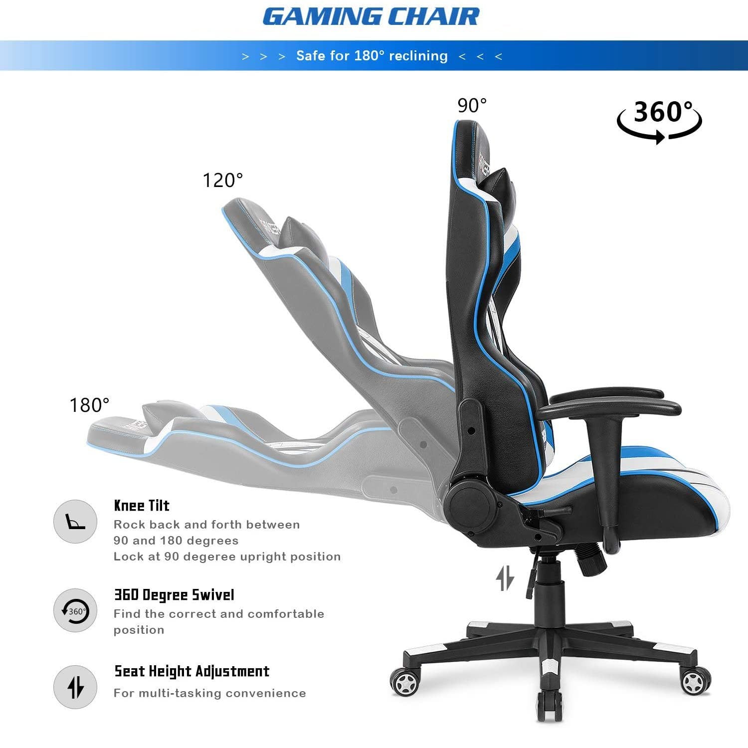 homall-gaming-chair-s-racer-racing-stuhl-blau-kunstleder image 7