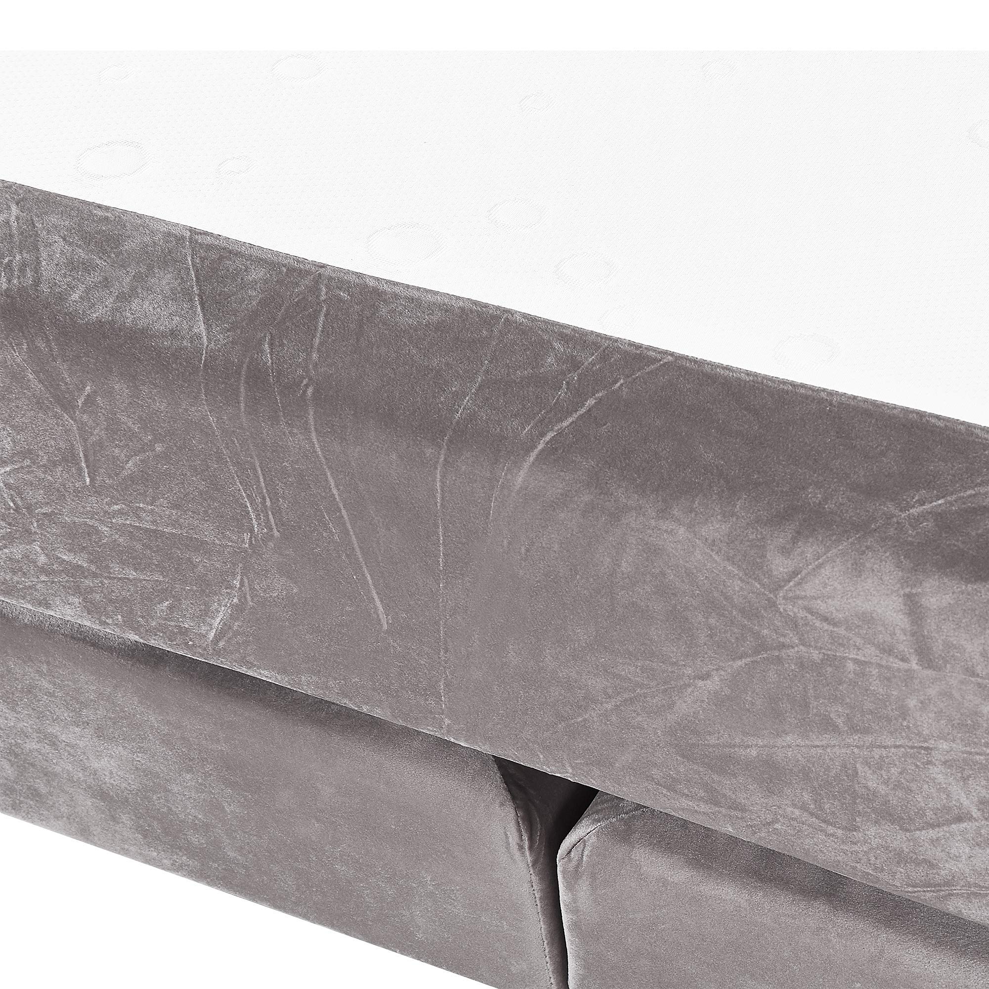 beliani-marquise-boxspringbett-160x200-samt-grau image 7