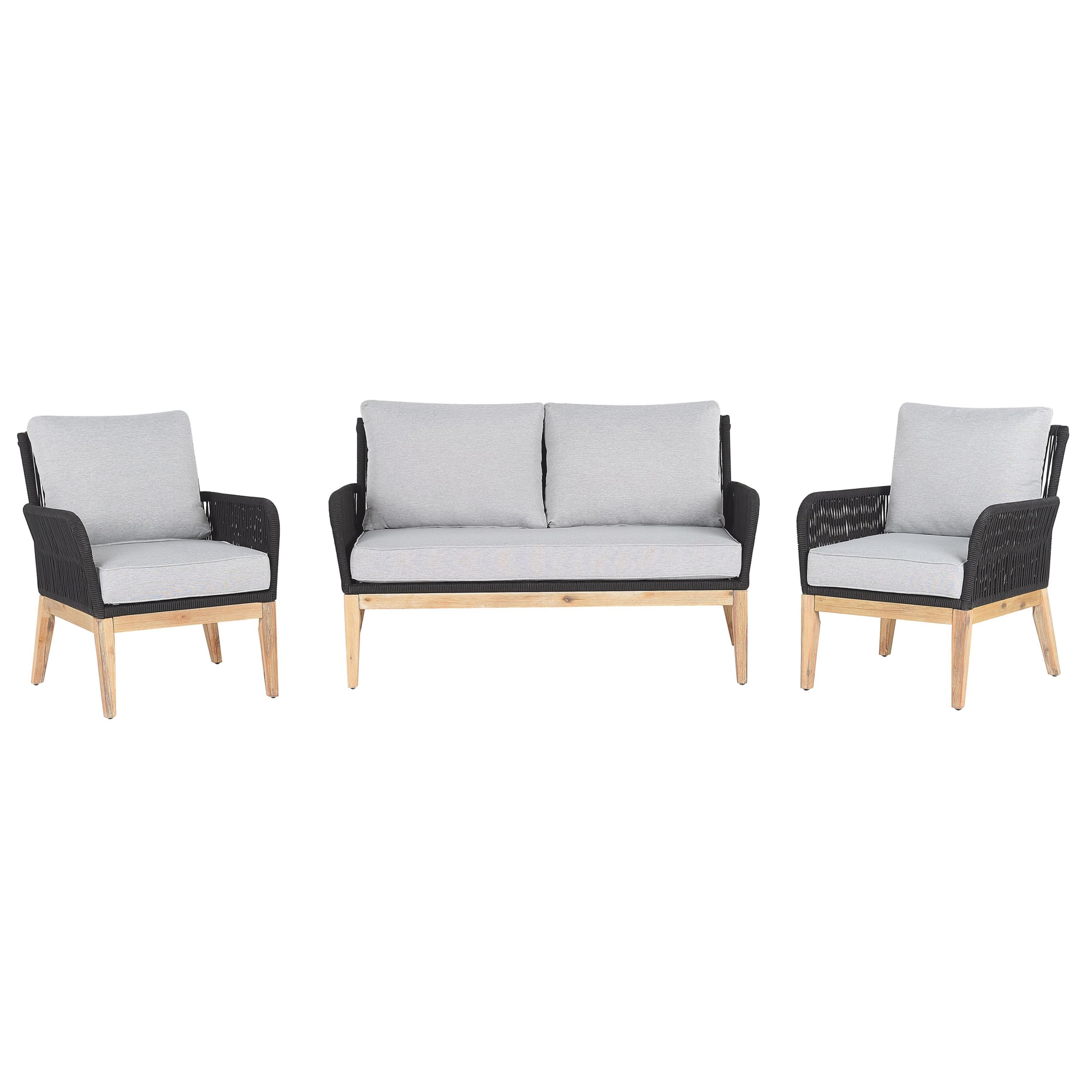 beliani-merano-ii-lounge-set-akazienholz-grau-4-personen image 4