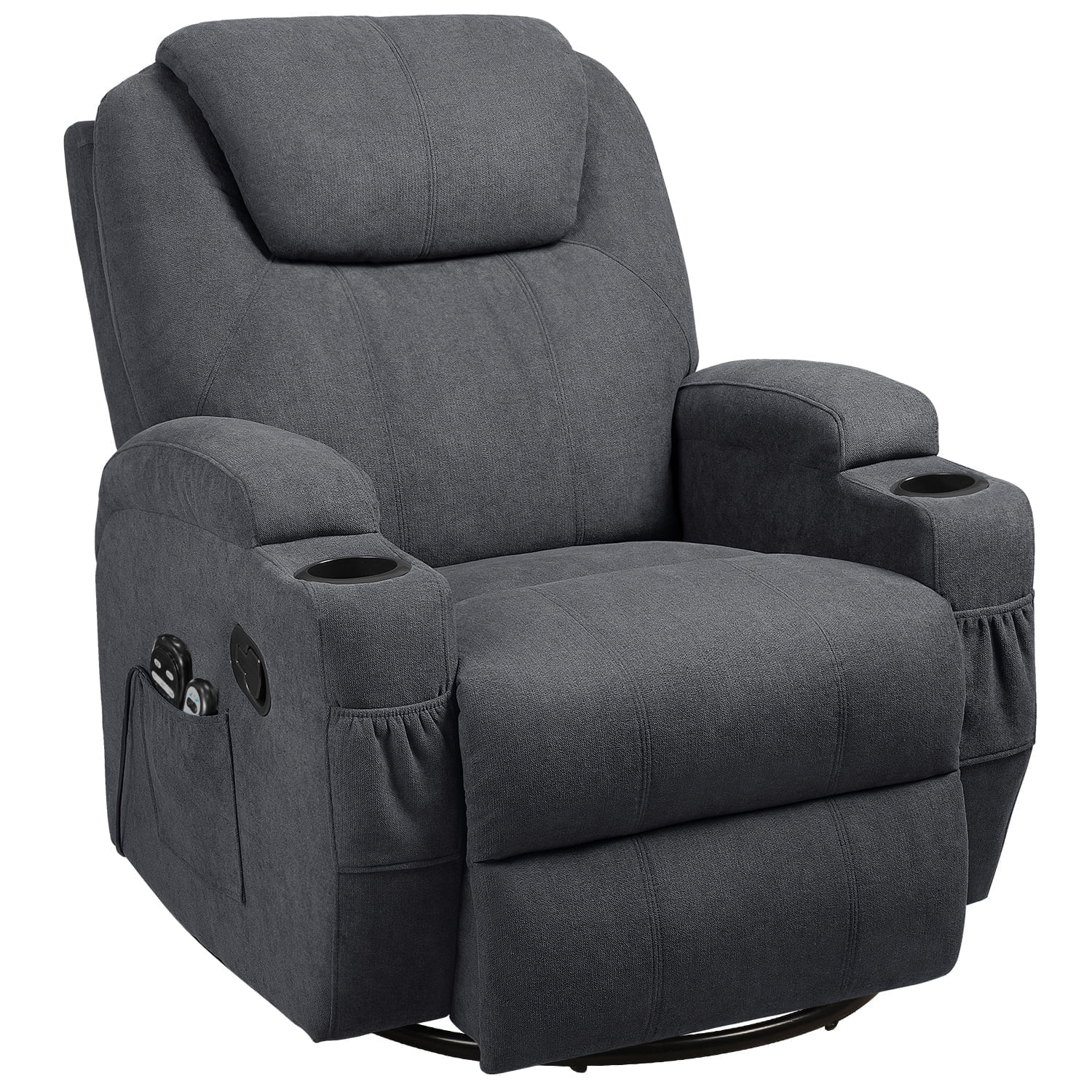 homall-recliner-chair-massagesessel-beige-mit-fu-st-tze image 5