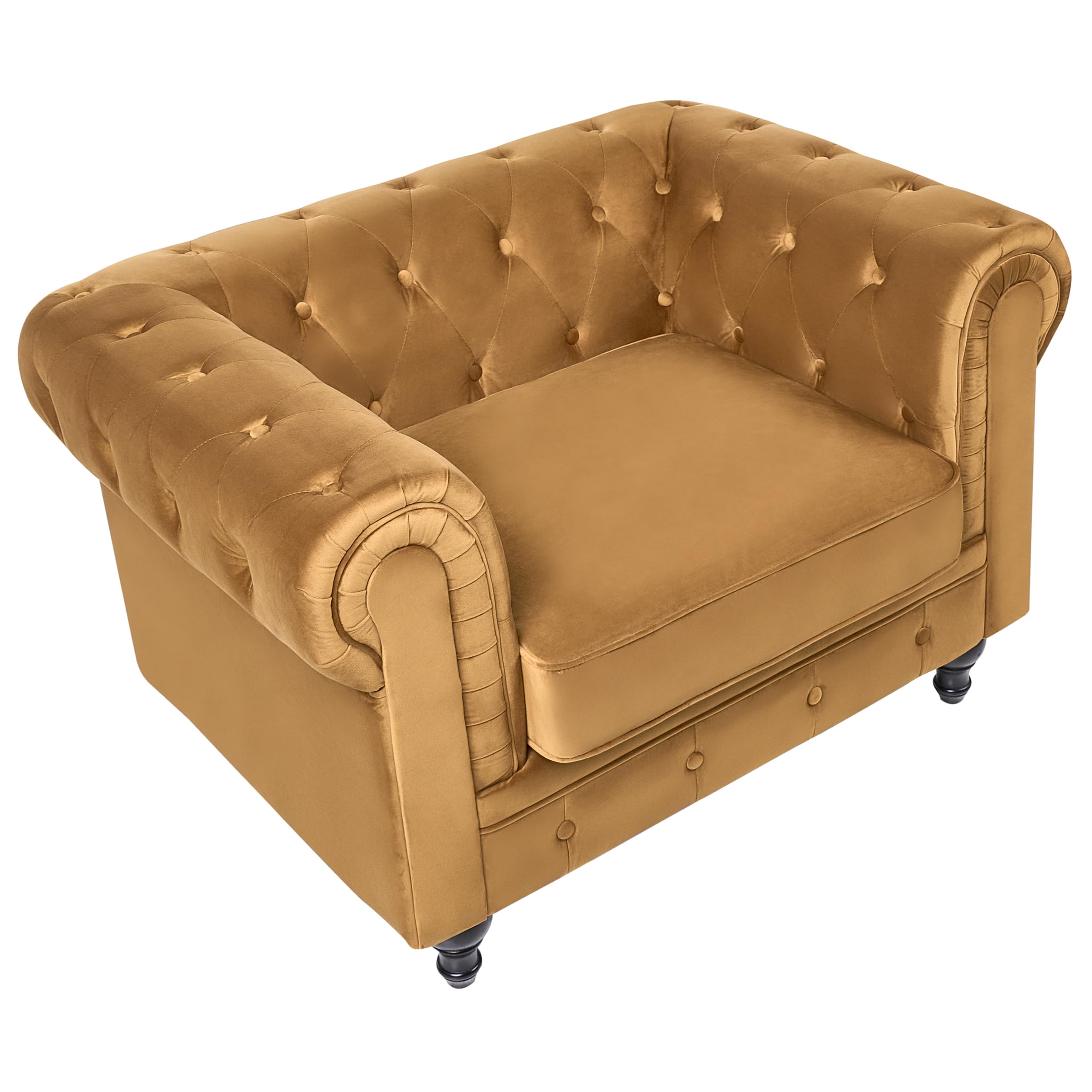 beliani-chesterfield-sessel-samt-senfgelb-englisch image 6