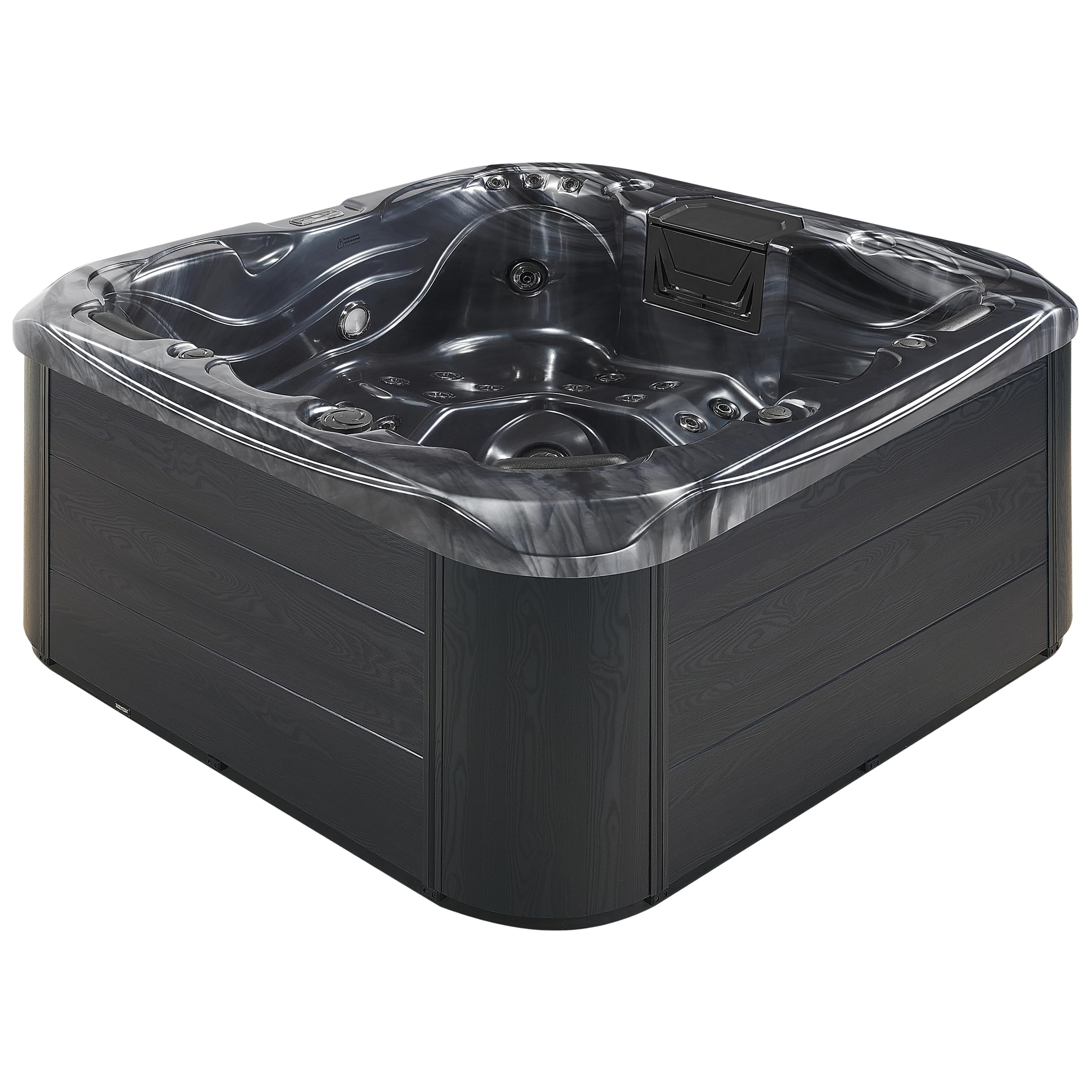 beliani-lastarria-outdoor-whirlpool-200x200-cm-grau-mit-led image 5