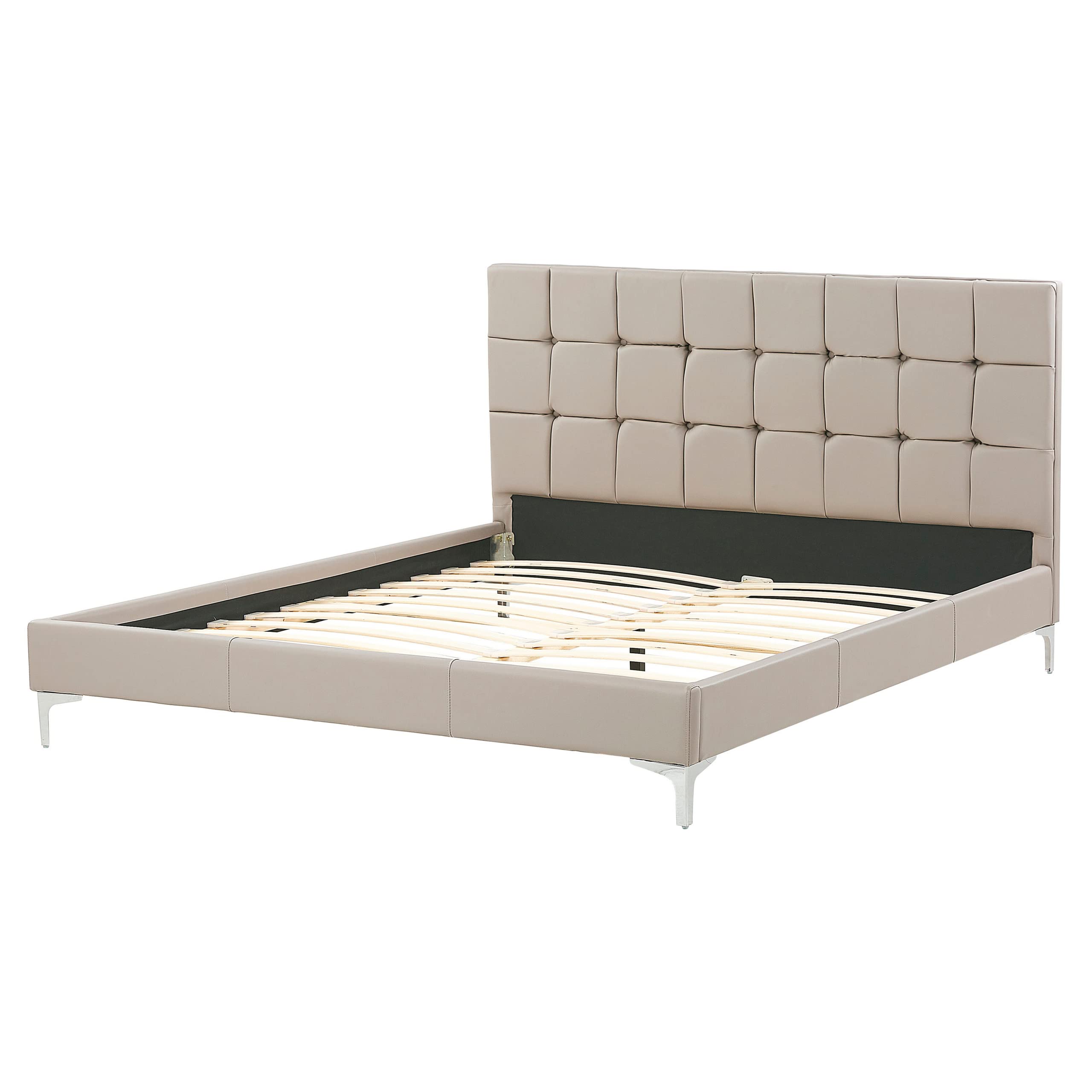 beliani-ambert-doppelbett-160x200-cm-grau-kunstleder-polsterbett image 5