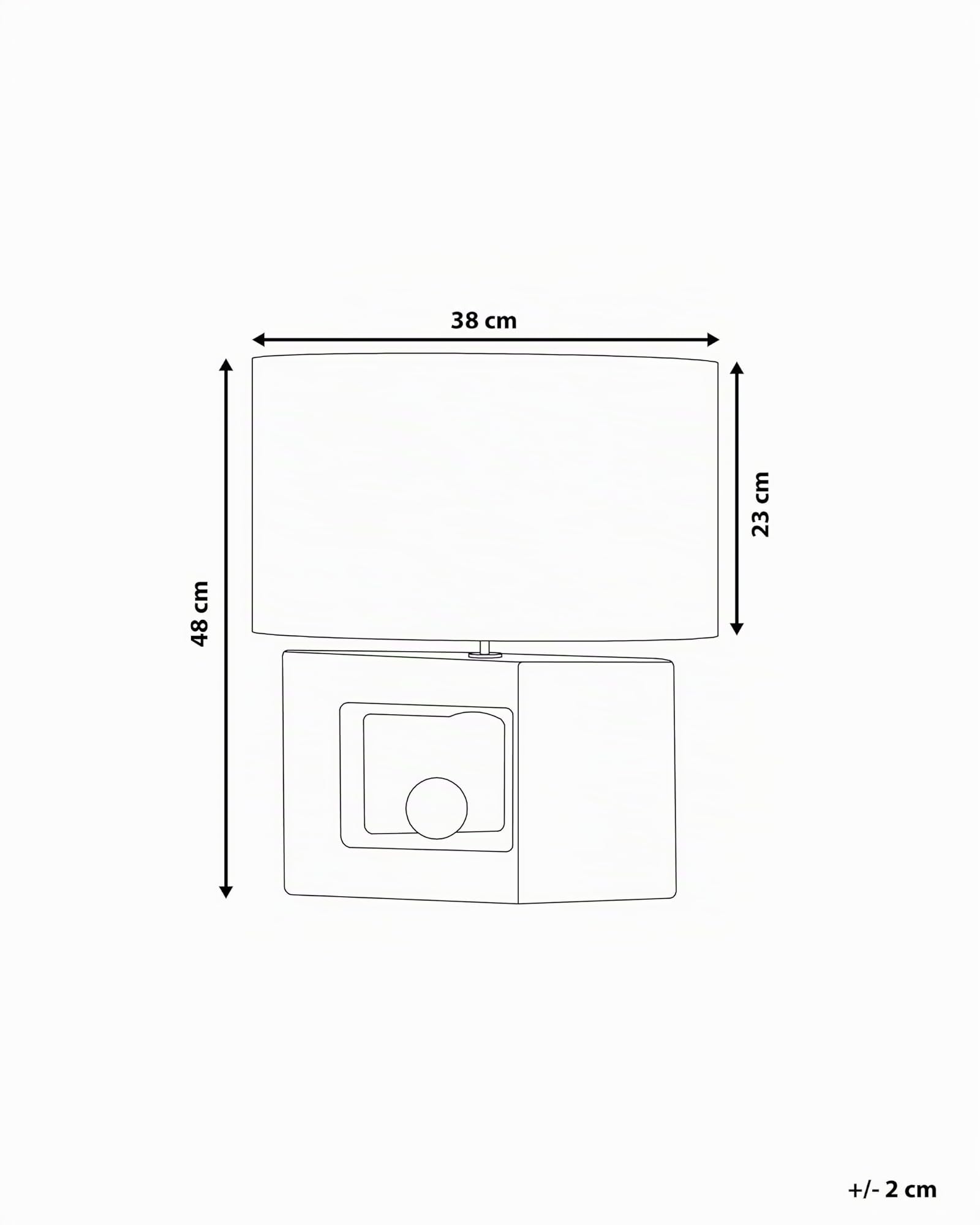 beliani-duero-tischlampe-grau-porzellan-48-cm image 3