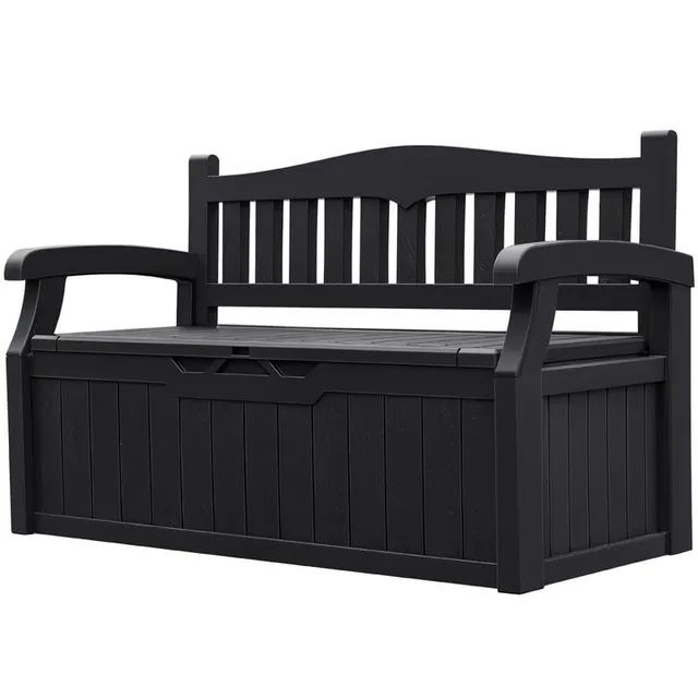 homall-patio-furniture-gartenbox-300l-grau-sitztruhe image 1