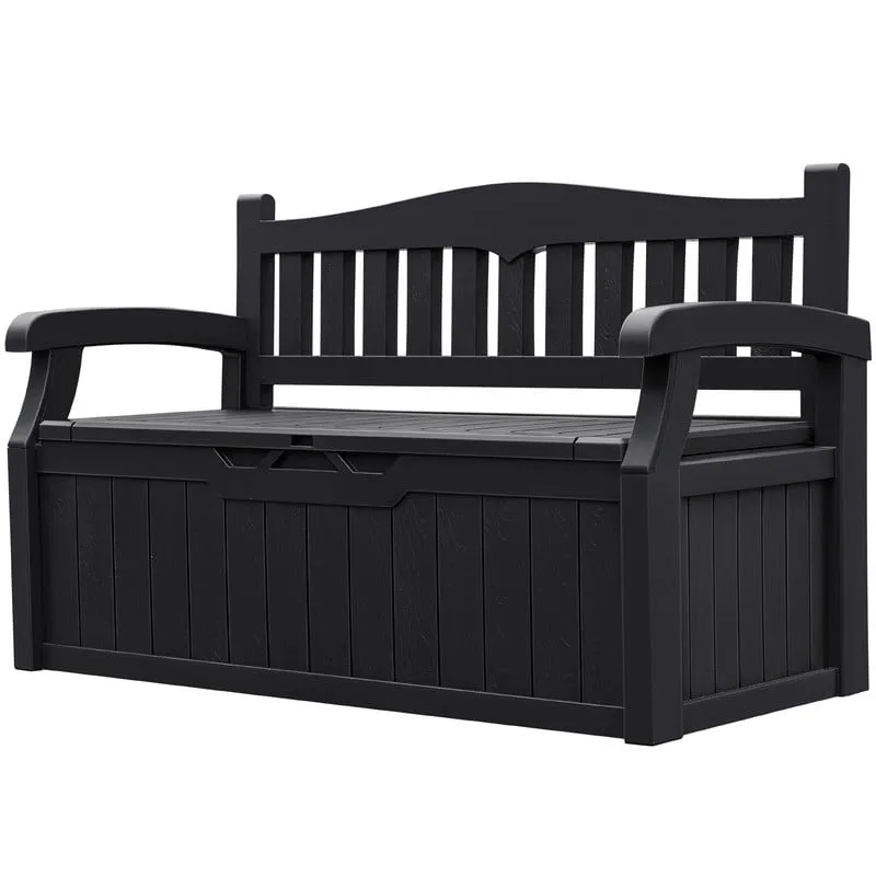 homall-patio-furniture-gartenbox-300l-grau-sitztruhe image 1