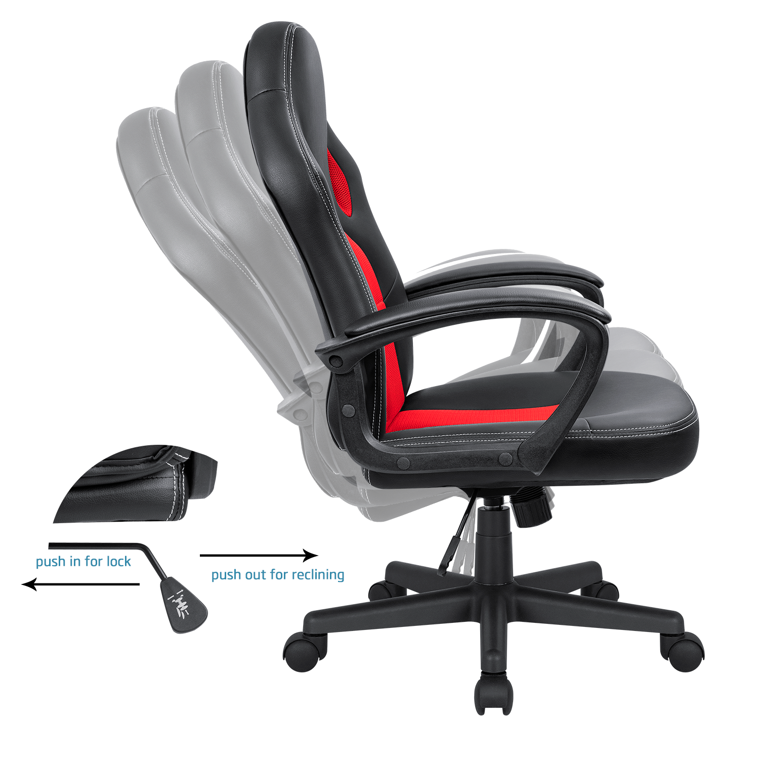 homall-gaming-desk-gaming-stuhl-schwarz-kunstleder-h-henverstellbar image 5