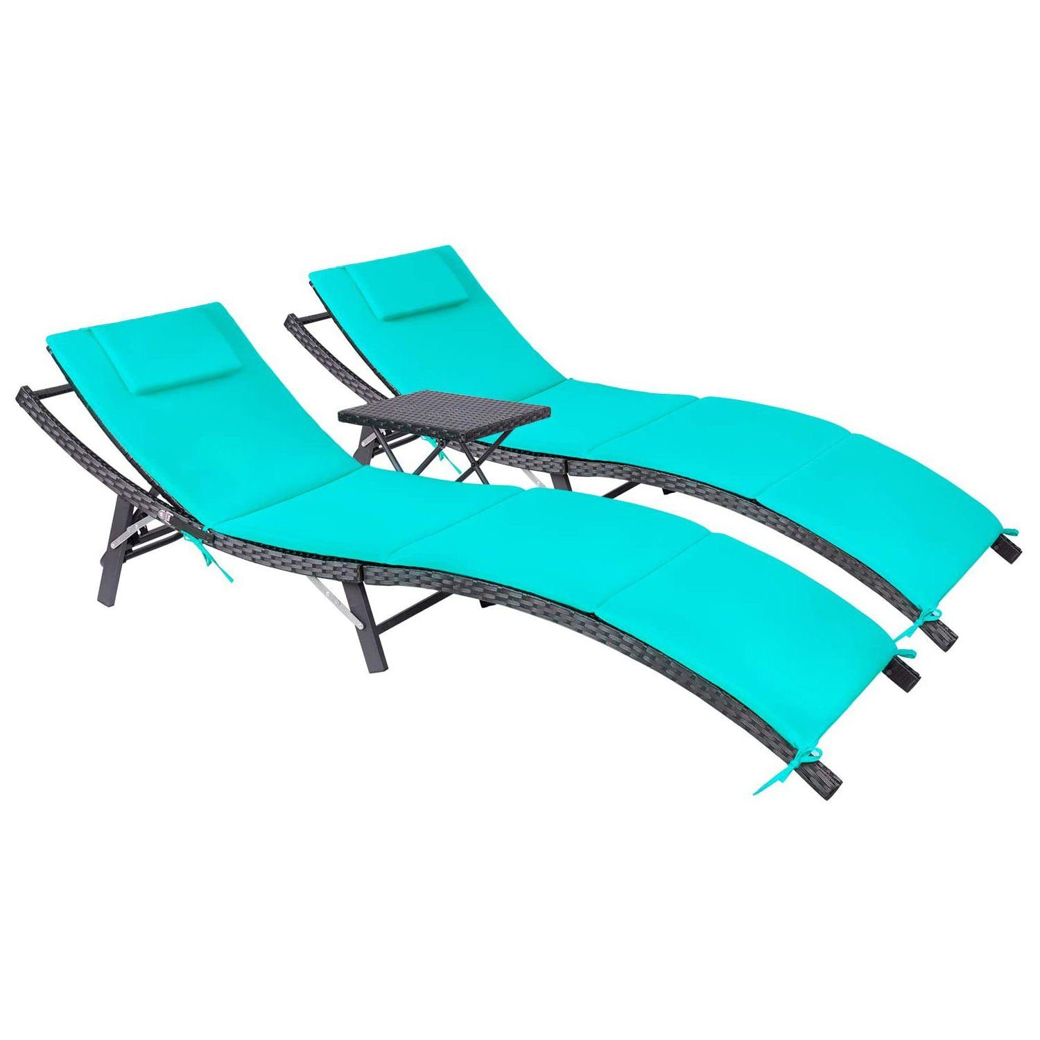 homall-patio-furniture-liegestuhl-set-3-tlg-rattanliege-blau image 2