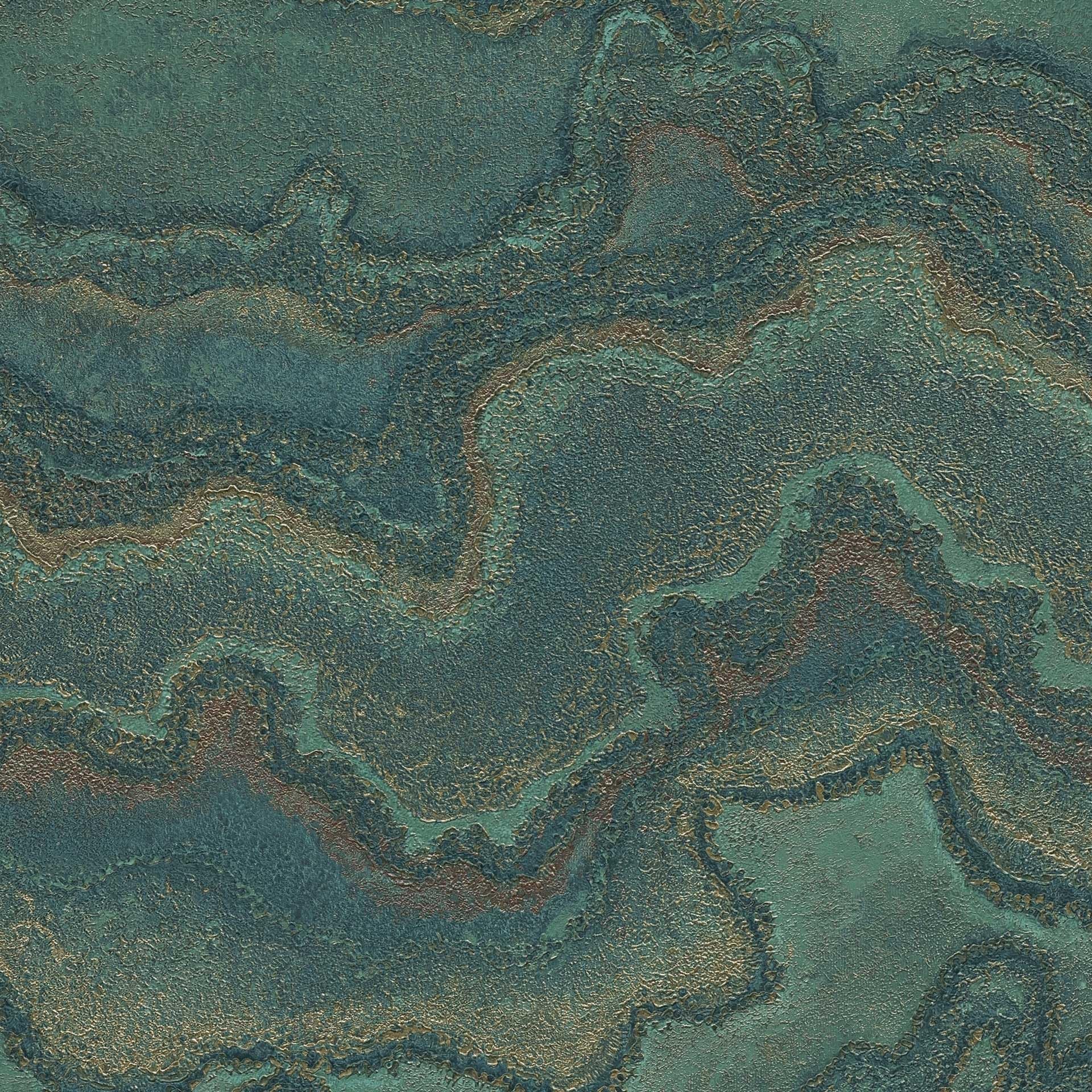 livingwalls-marmor-vliestapete-dunkelgr-n-blau-bronze-10-05m image 2